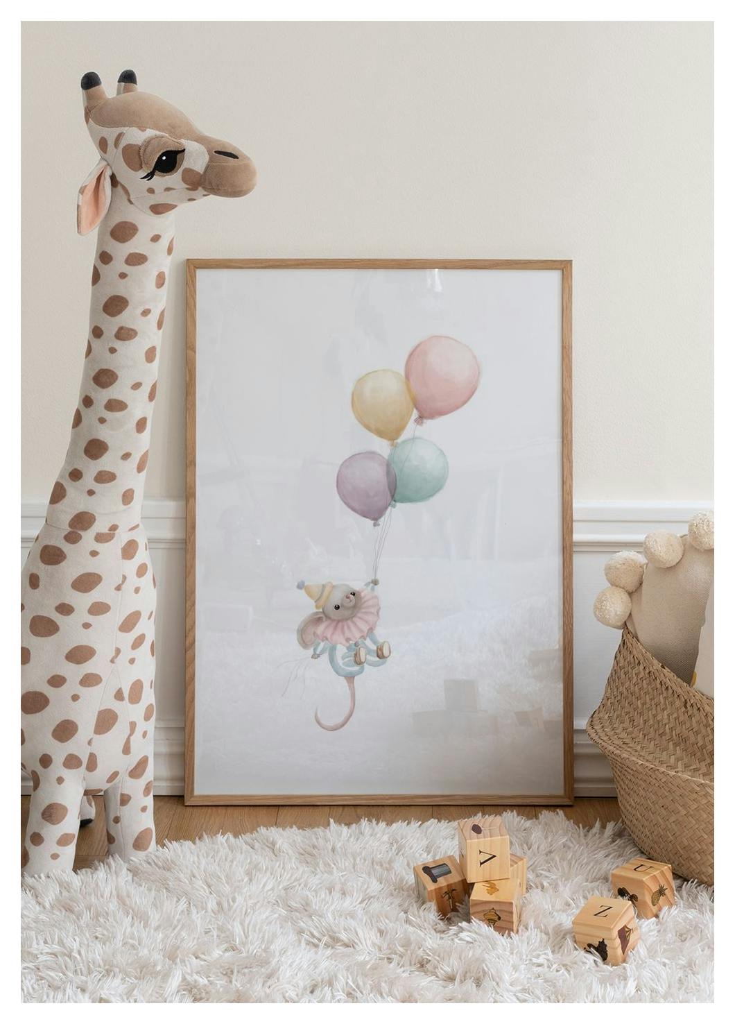 Circus Mouse Poster (21x30 cm) - Poster Store