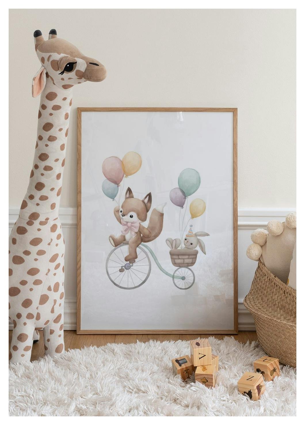 Biking Buddies Poster (50x70 cm) - Poster Store