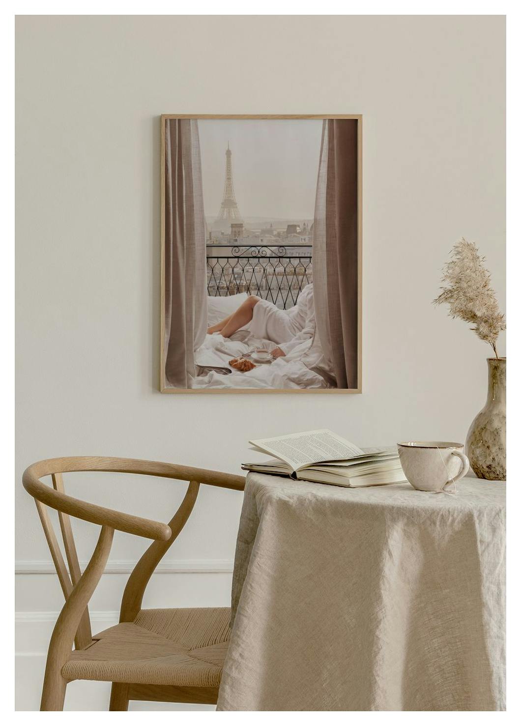 Paris Balcony Morning Poster (50x70 cm) - Poster Store