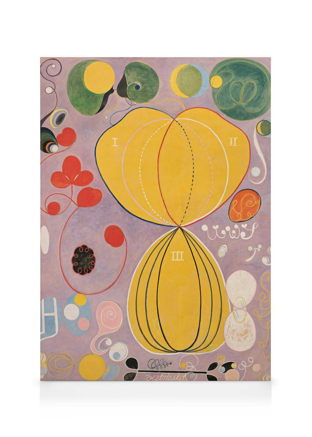 Canvas Prints - Canvas Print - Hilma af Klint - The Ten Largest, Adulthood, No. 7 (30x40 cm - Black Frame) - Poster Store
