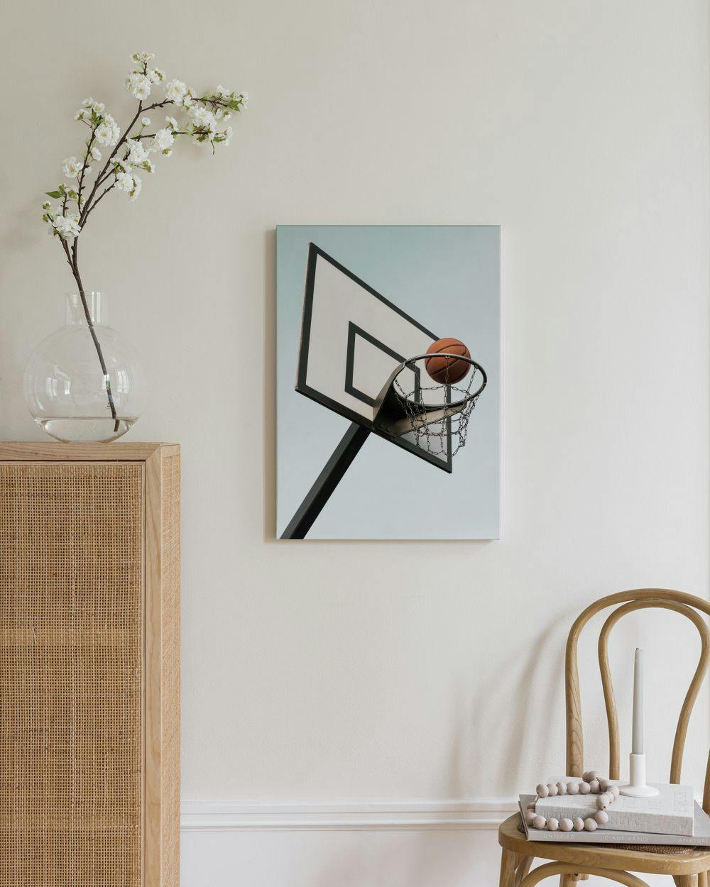 Canvas Prints - Right on Target Canvas print (50x70 cm - Oak Frame) - Poster Store