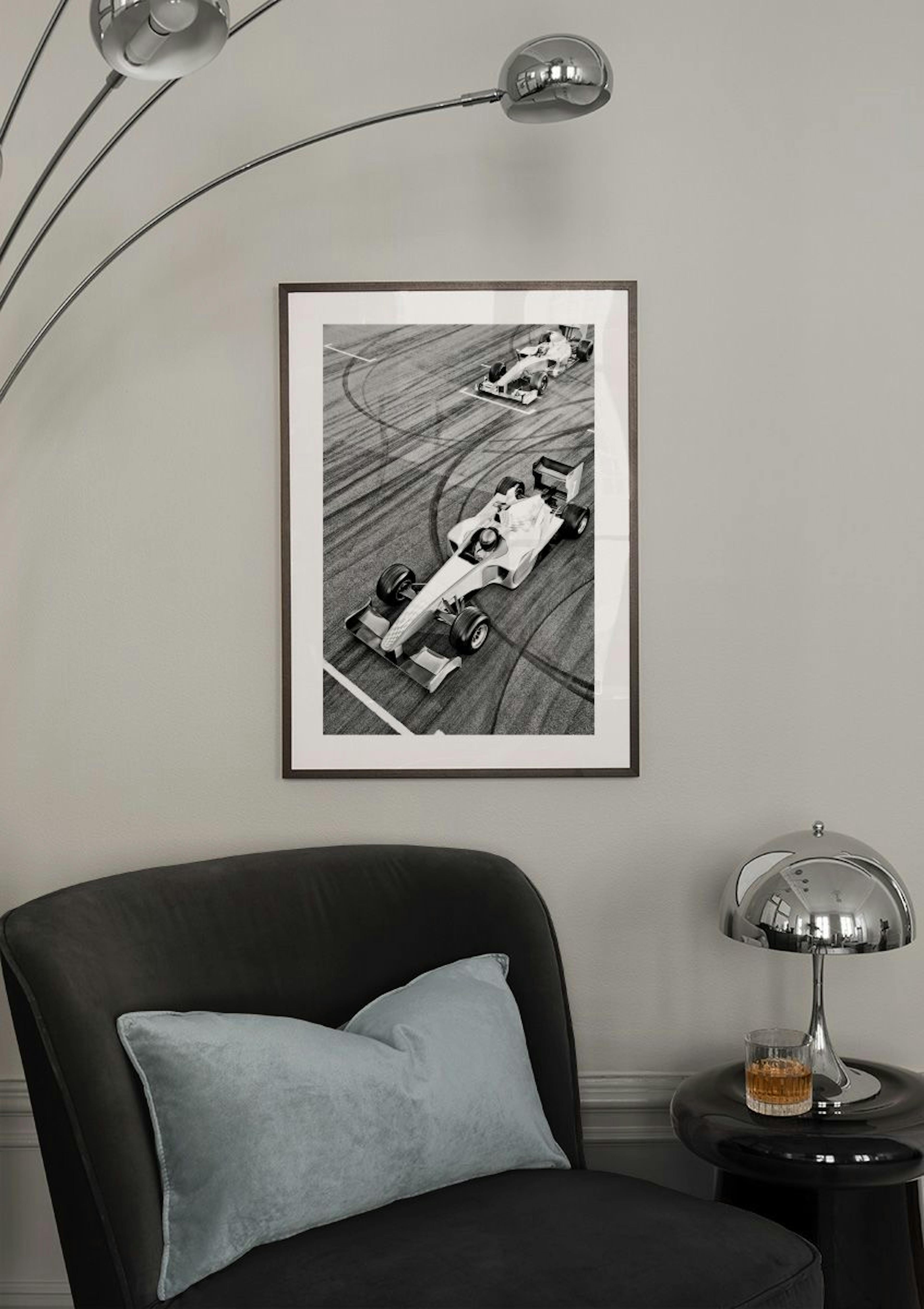 Race Car Plakat thumbnail