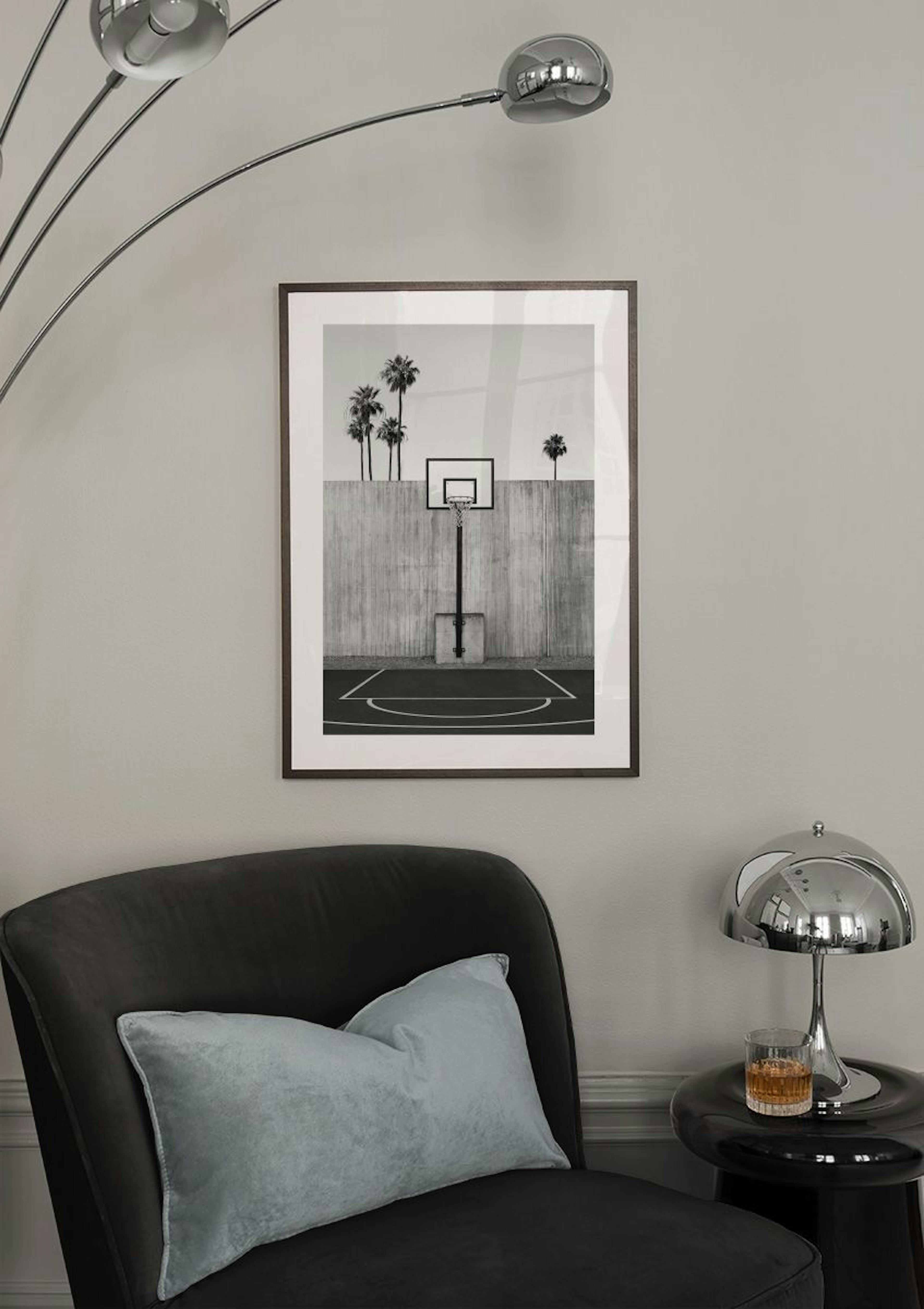 California Basketballbane Plakat thumbnail