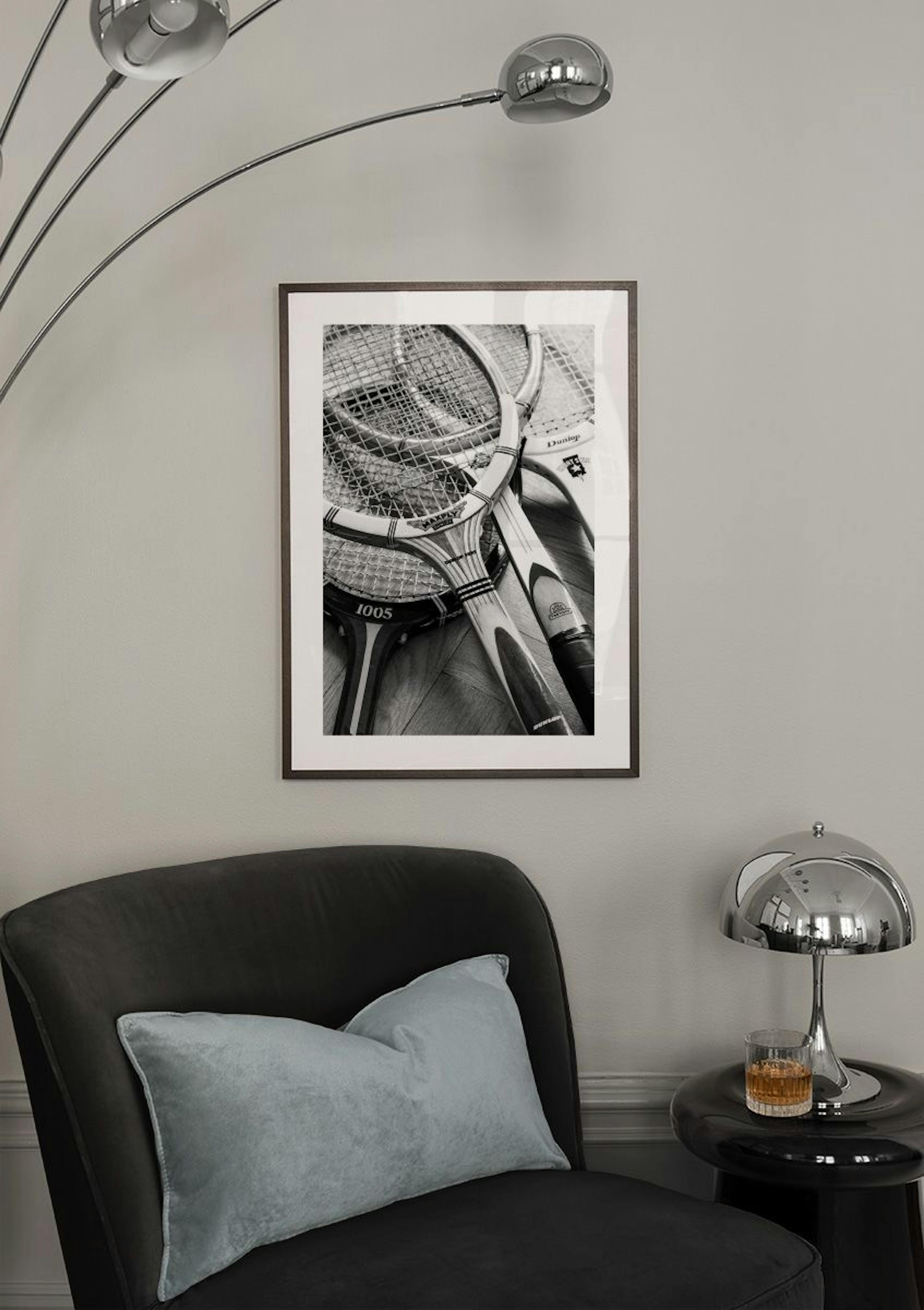 Tennis Schläger Poster thumbnail
