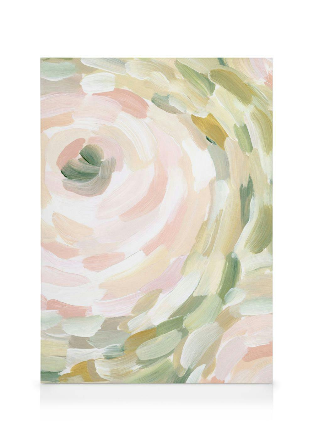 Abstract Spring Flowers Canvas (30x40 cm) - Poster Store
