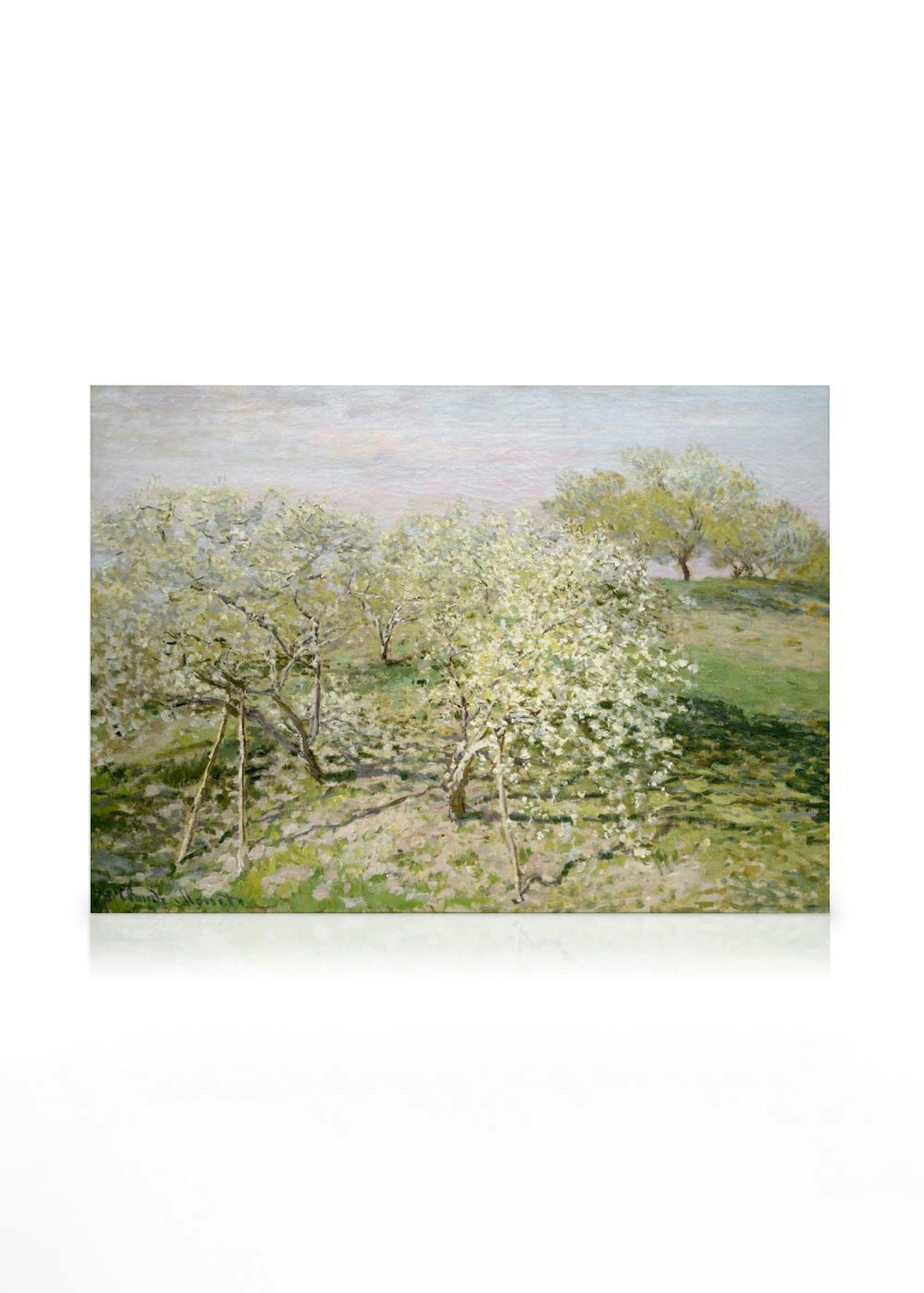 Monet - Spring (Fruit Trees in Bloom) Canvastavla 0