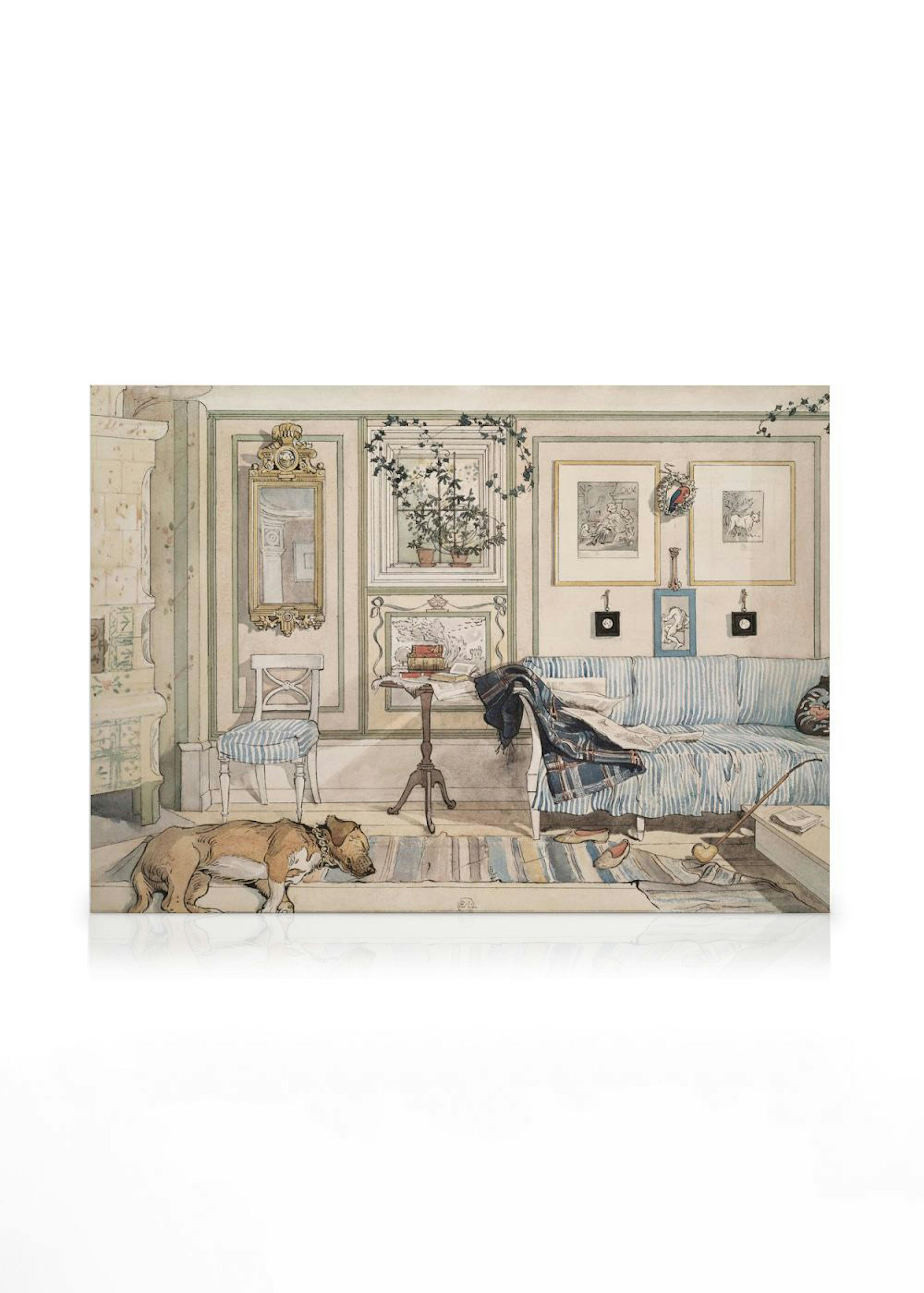 Carl Larsson - The Lazy Corner Stampe su tela 0