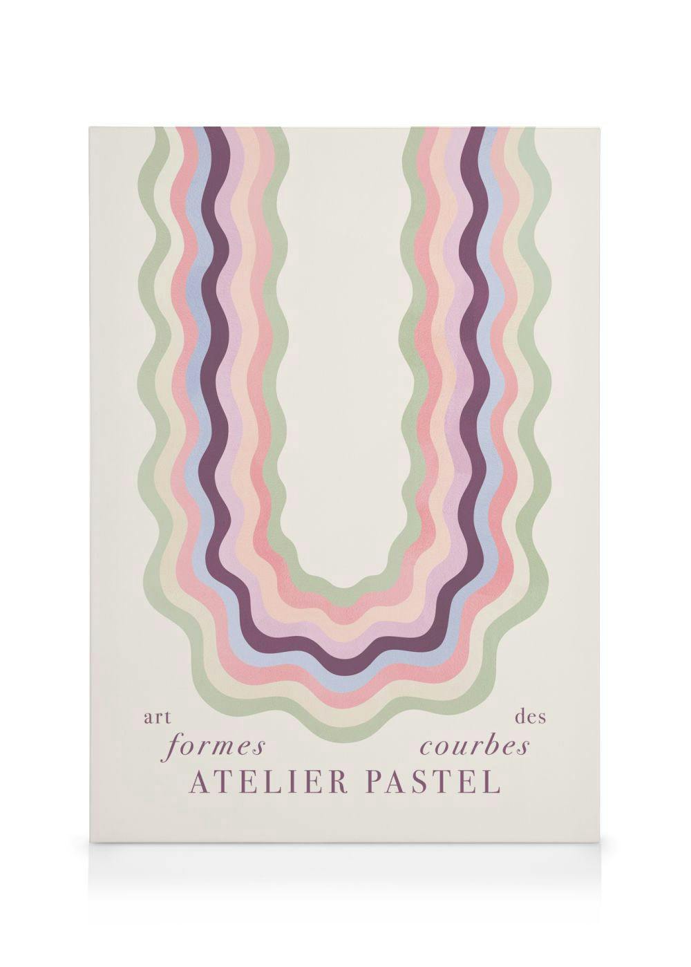 Art Des Formes Courbes Canvas (30x40 cm) - Poster Store