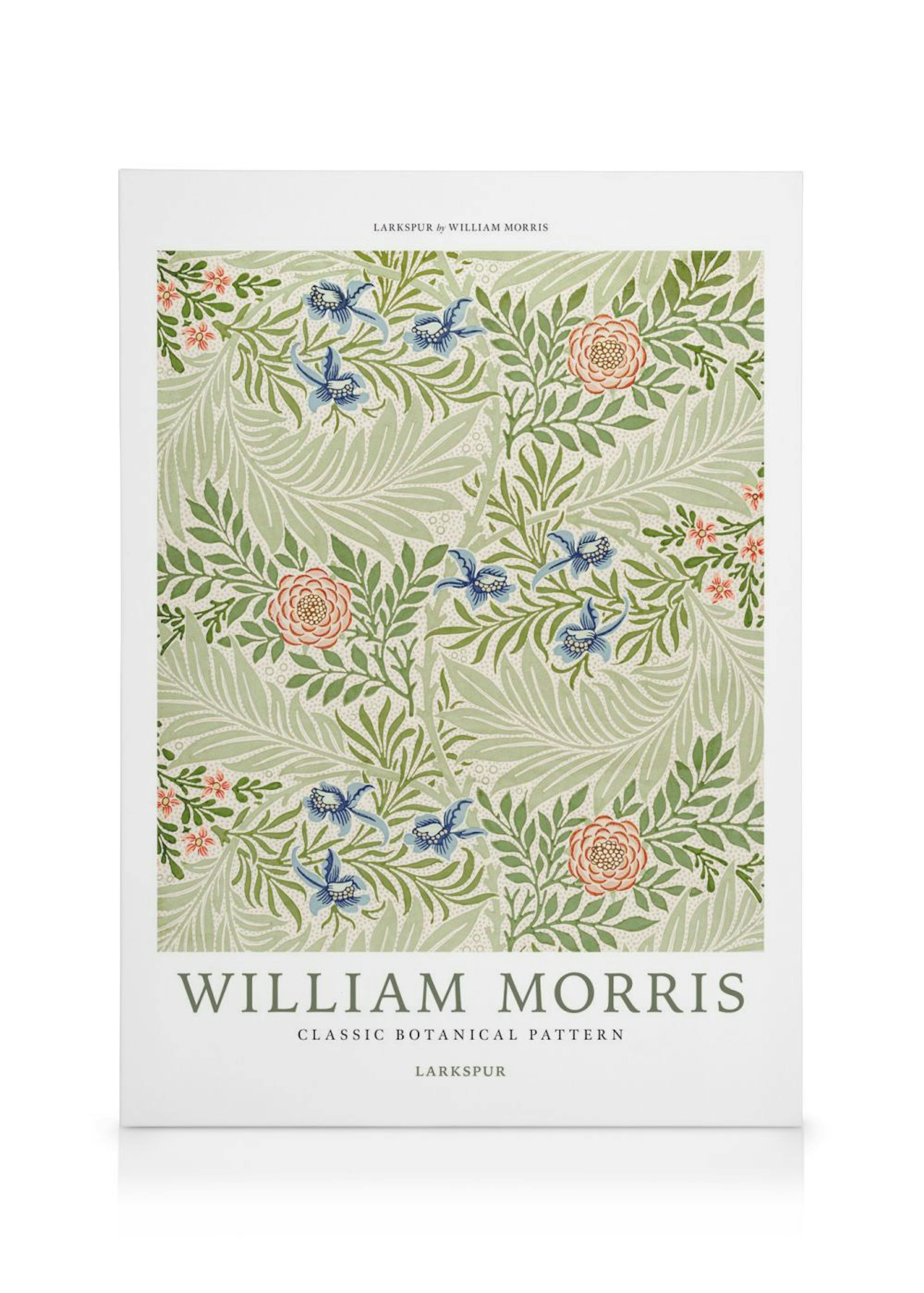 William Morris - Larkspur No4 Canvastavla 0