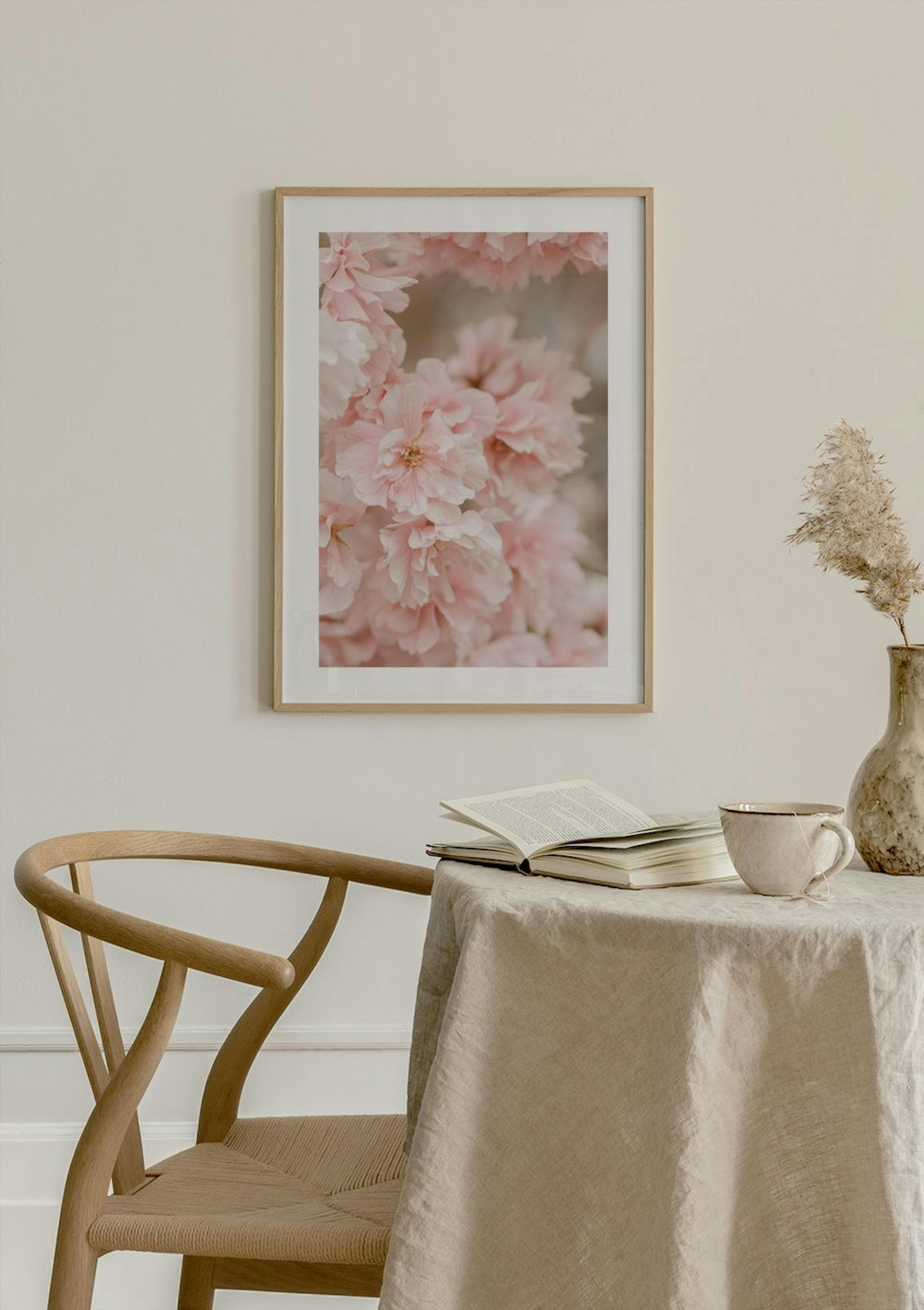 Pink Cherry Blossom Poster thumbnail