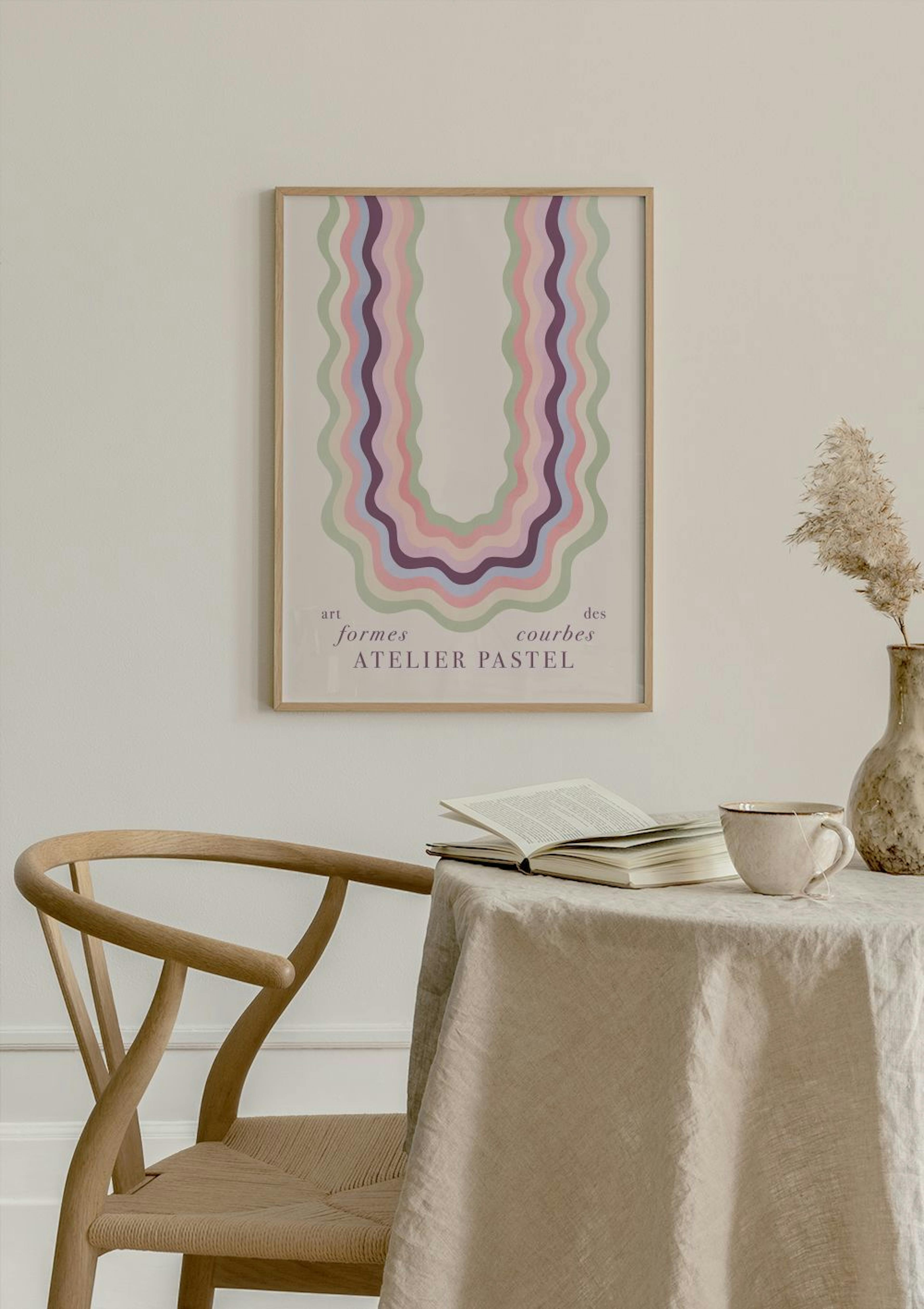 Art Des Formes Courbes Poster thumbnail
