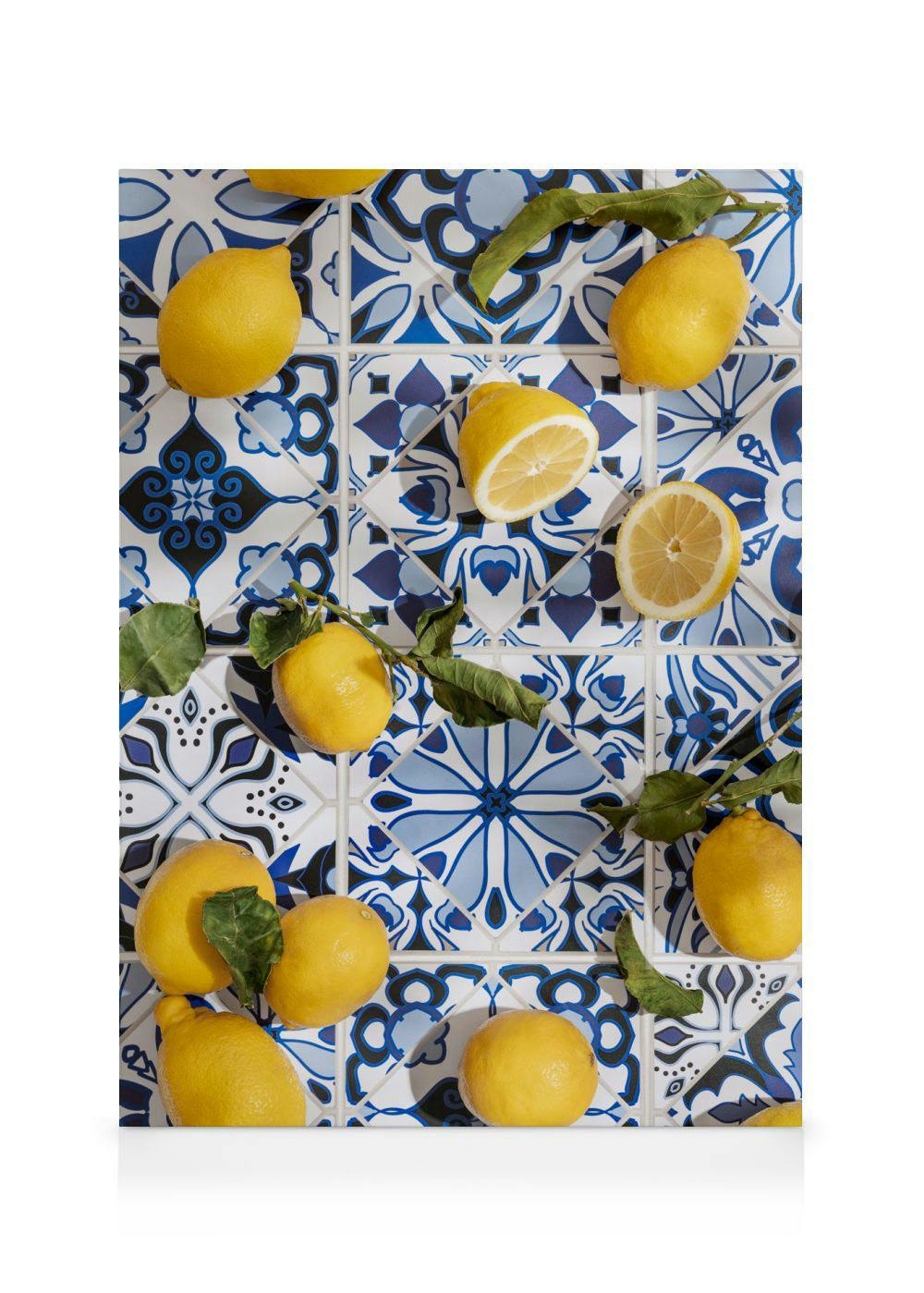 Tiles and Lemons Canvas (30x40 cm) - Poster Store