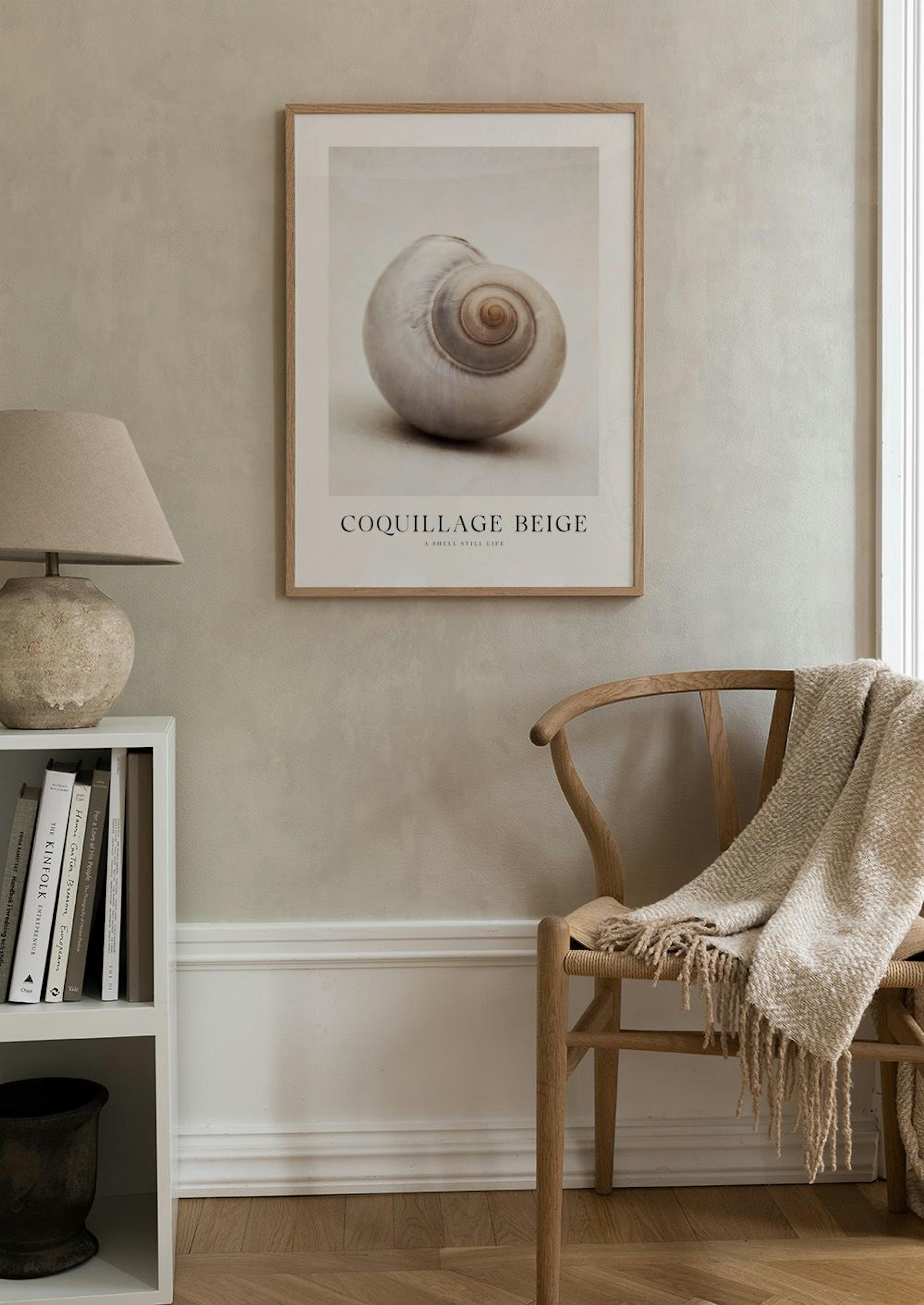 Coquillage Beige Poster thumbnail