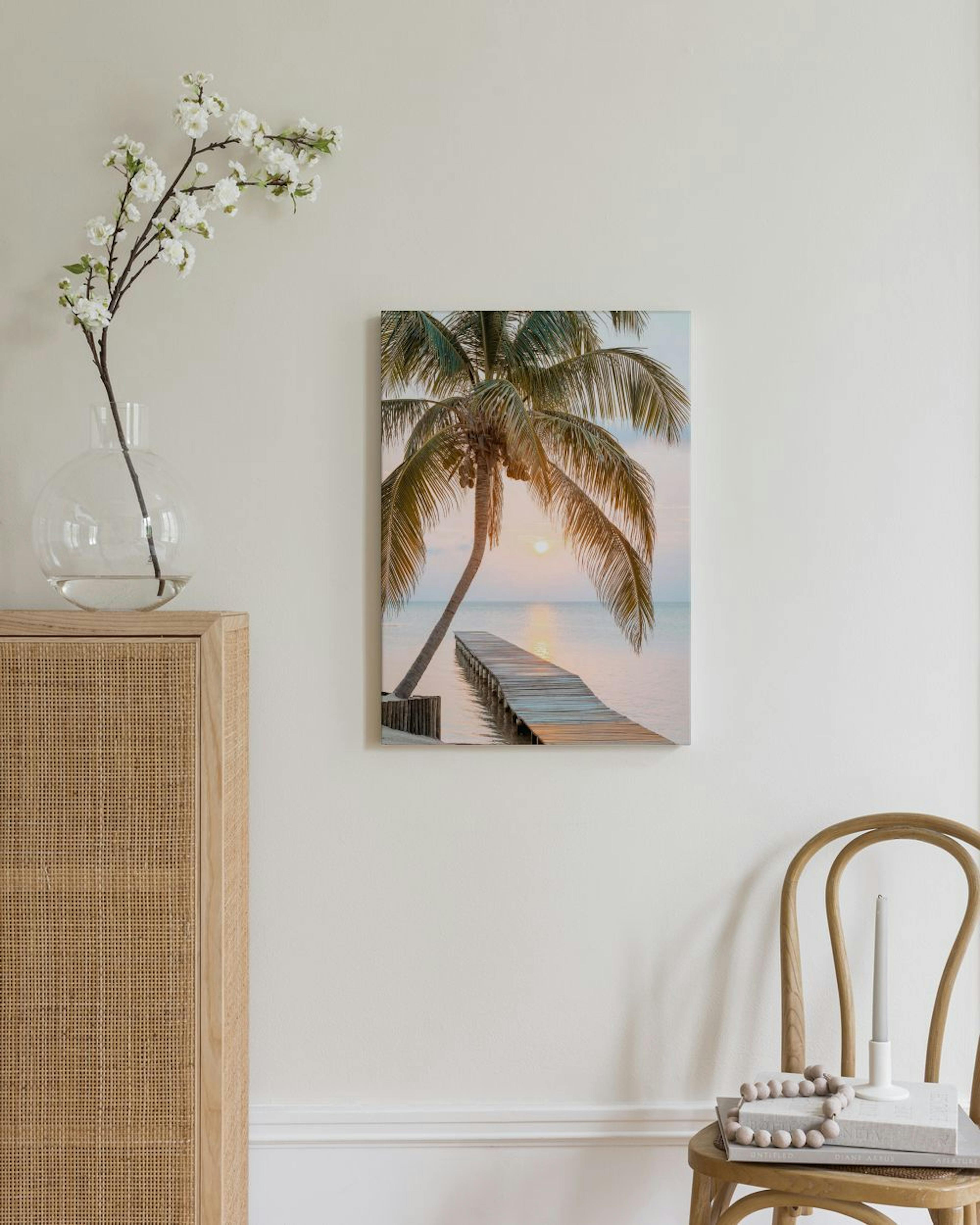 Tropical Jetty Canvas print thumbnail