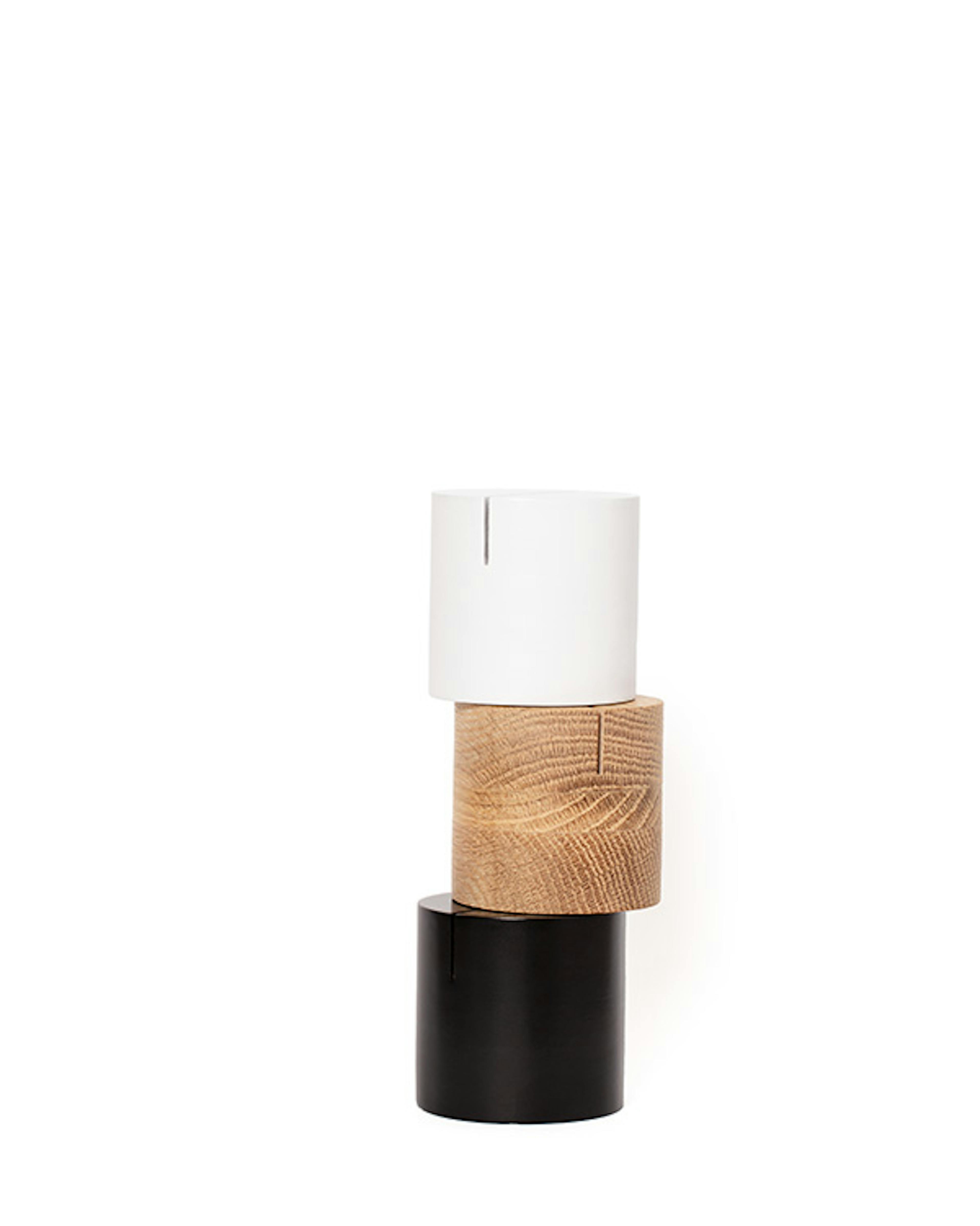 Poster Stand White Cylinder thumbnail