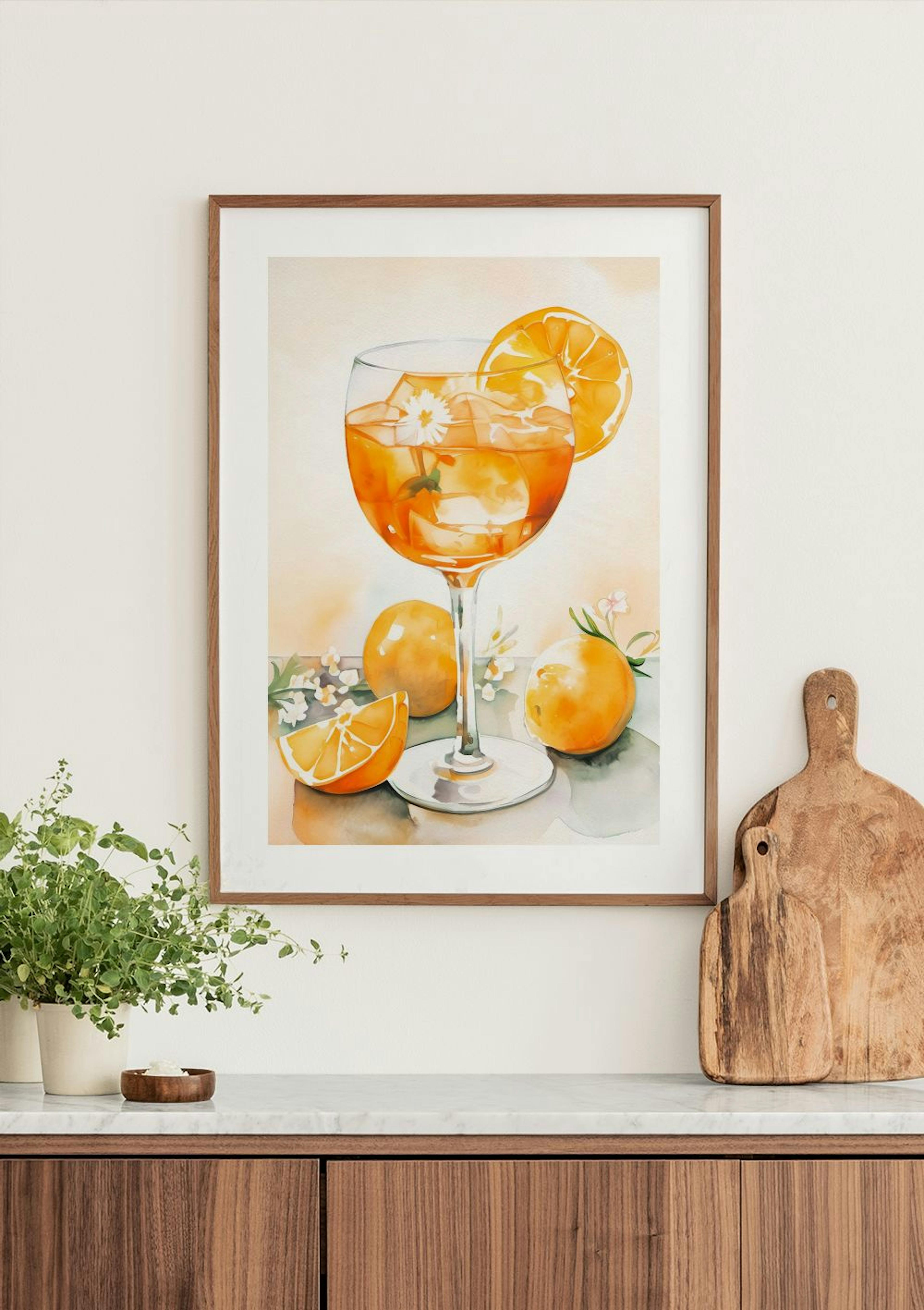 Aperol Art Poster thumbnail
