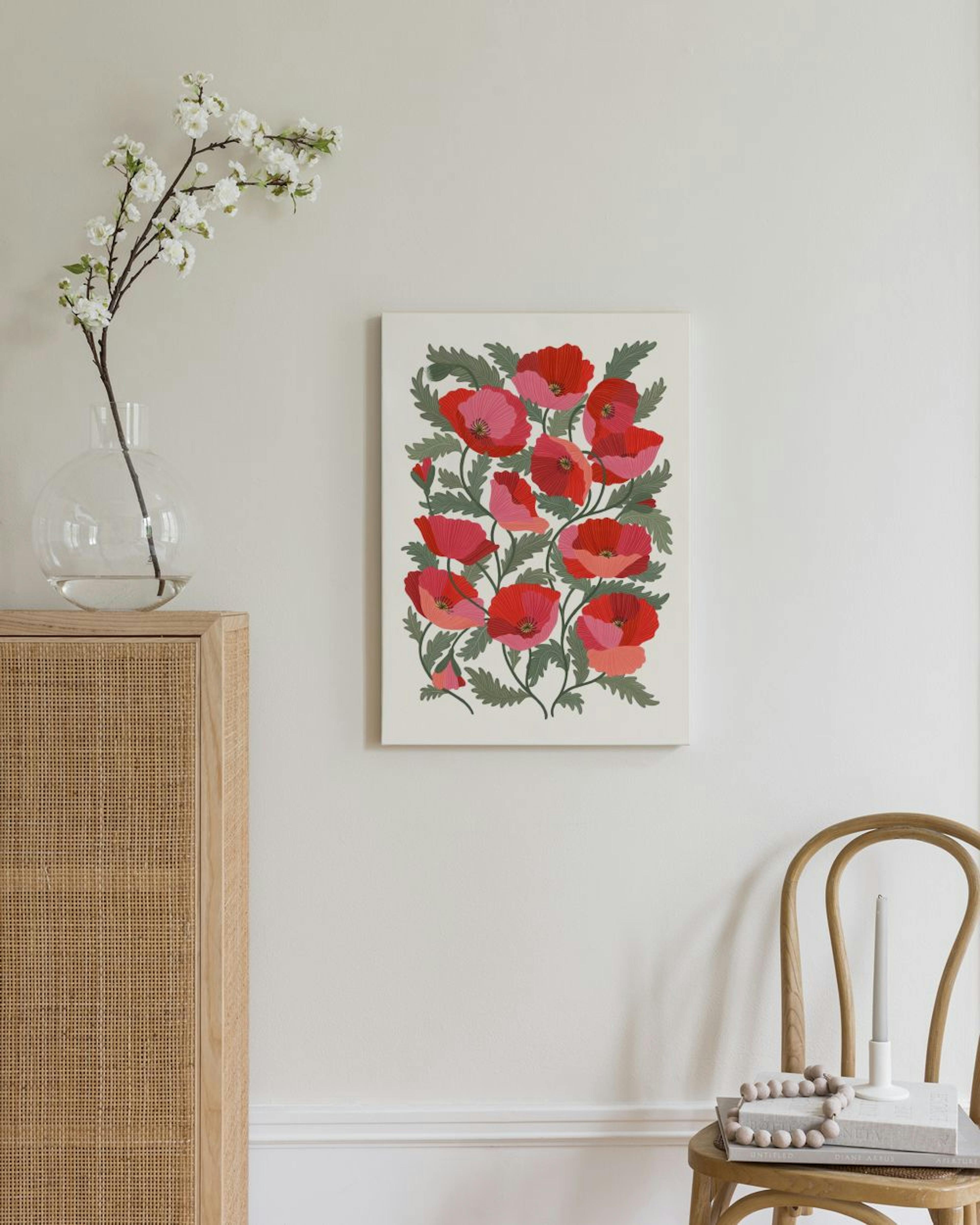 Poppy Art Canvas print thumbnail
