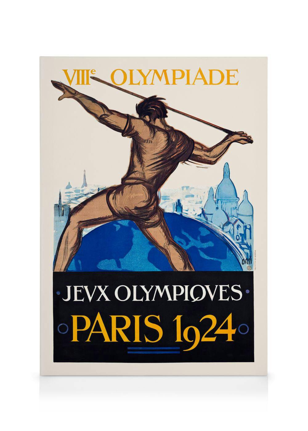 Parijs 1924 Canvas (30x40 cm - Fotokaders Eiken) - Poster Store