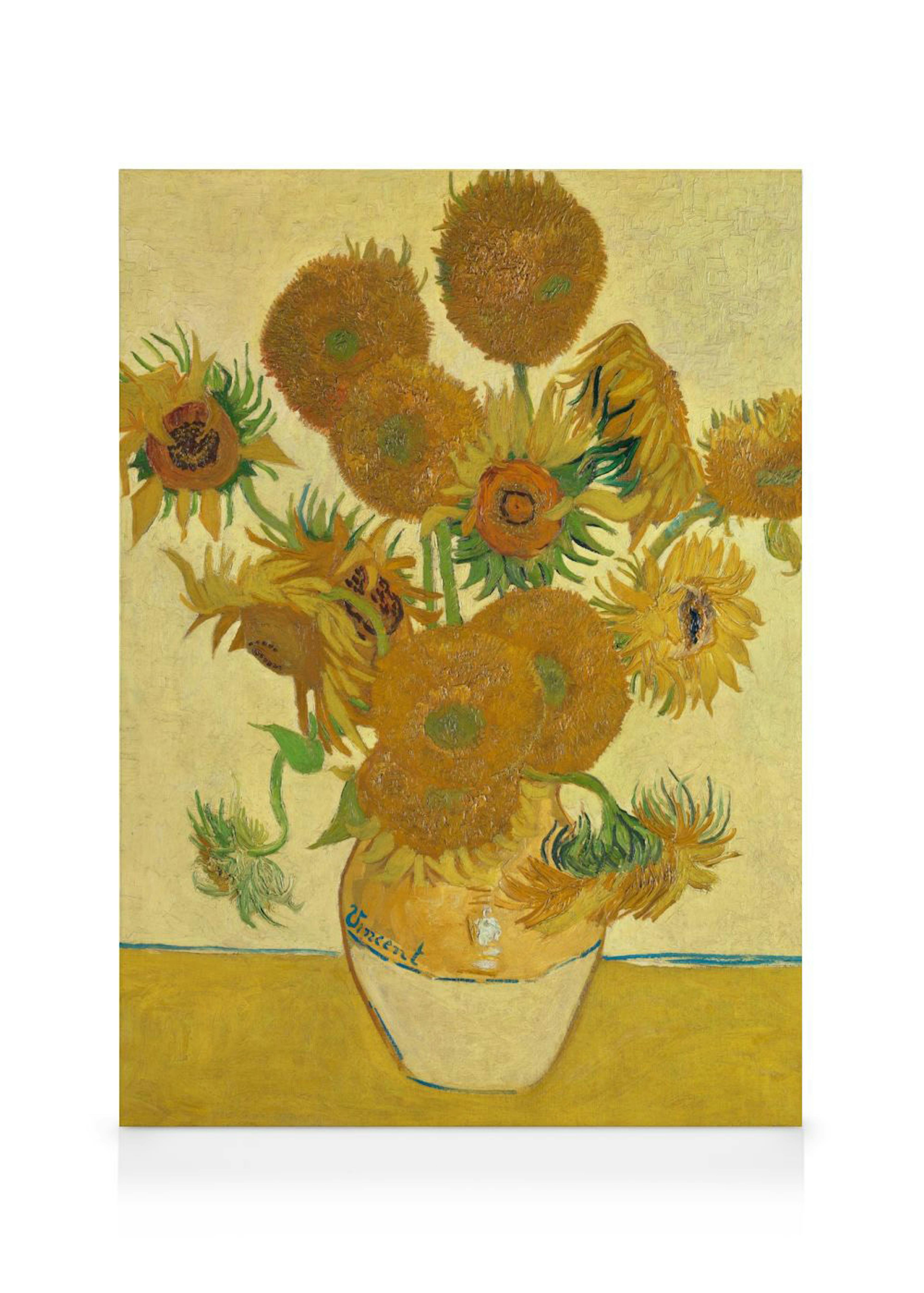 Van Gogh - Sunflowers Canvastavla 0
