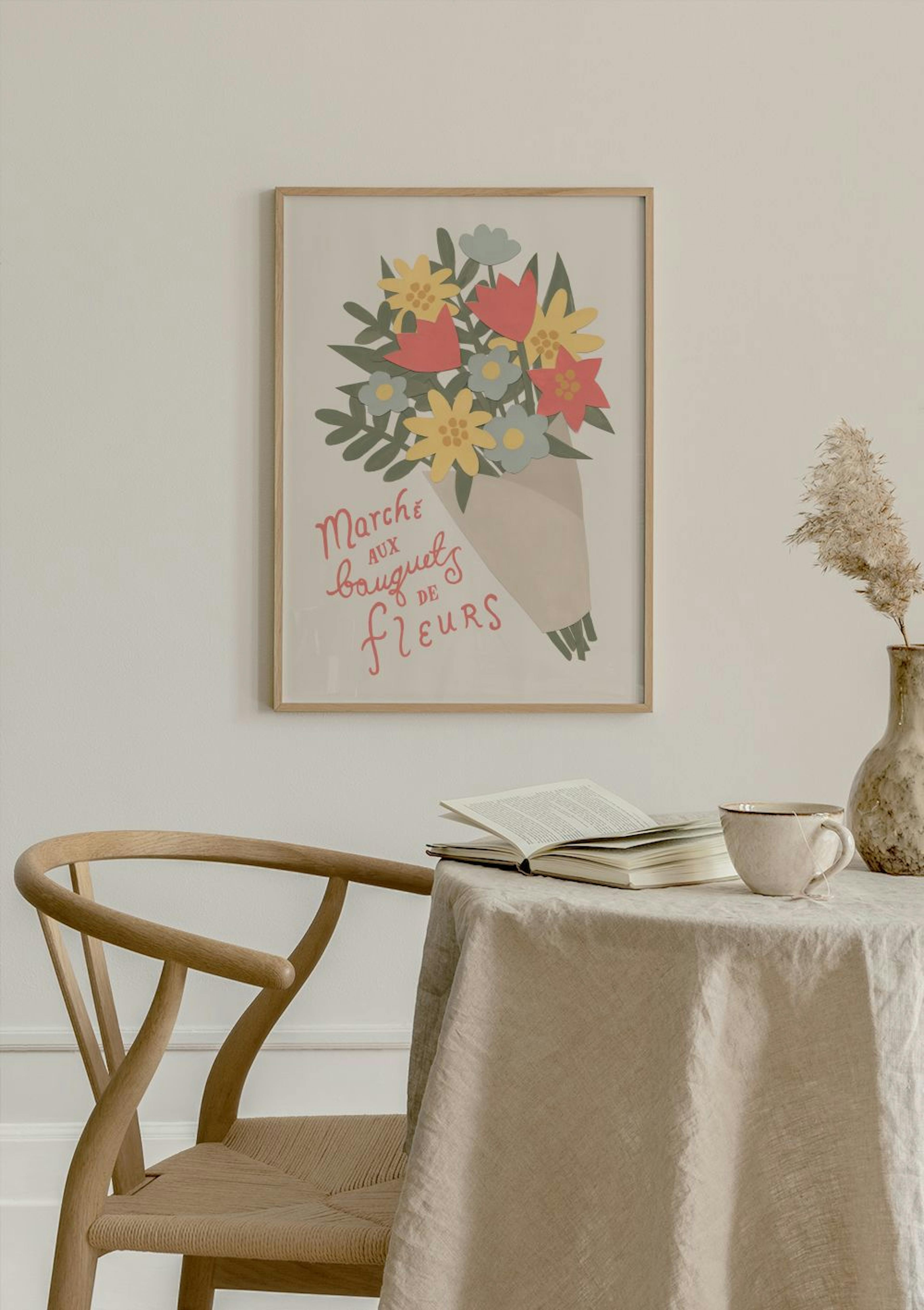 Flower Bouquet Market Poster thumbnail