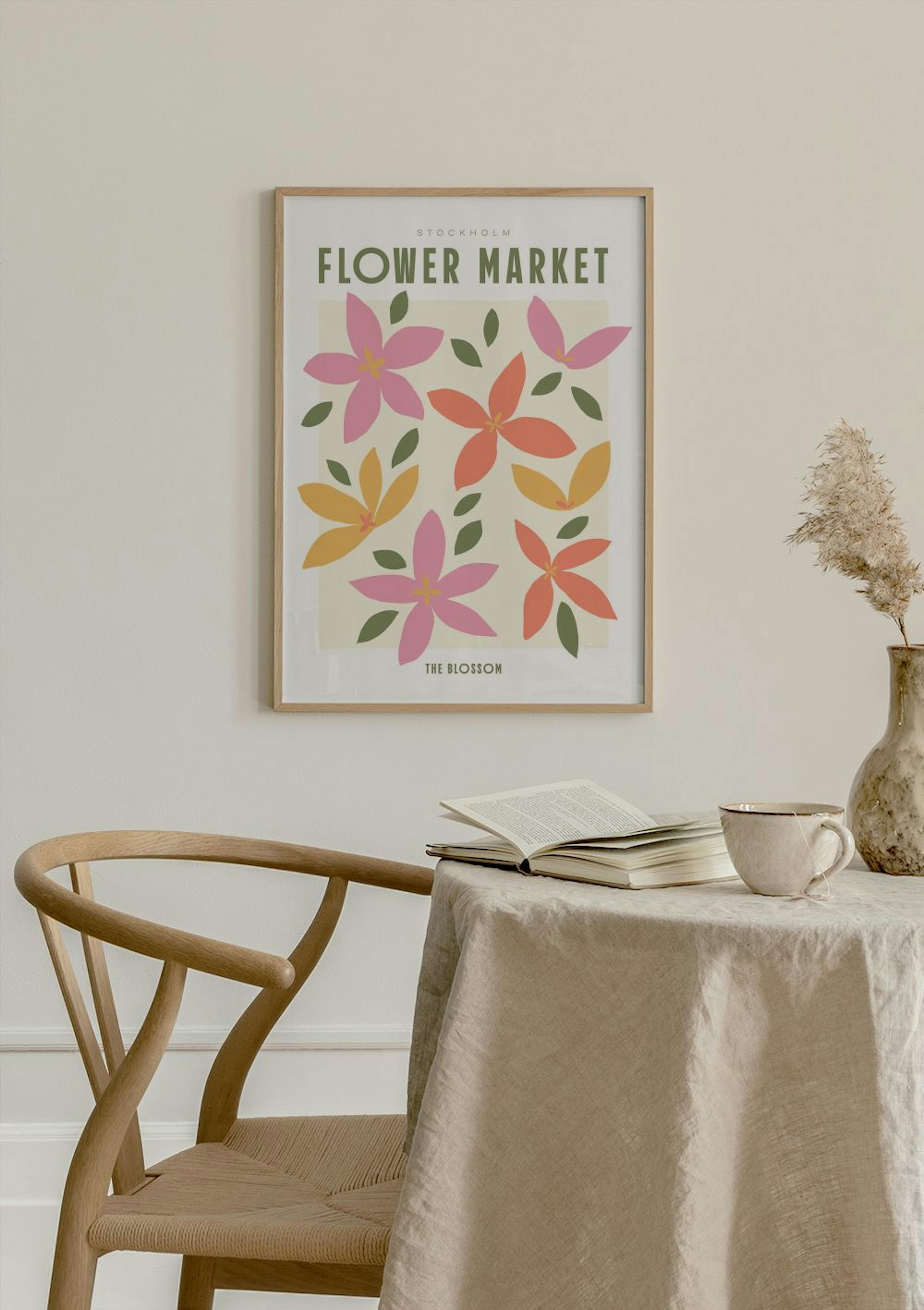 Marché aux Fleurs - L'Épanouissement Affiche thumbnail