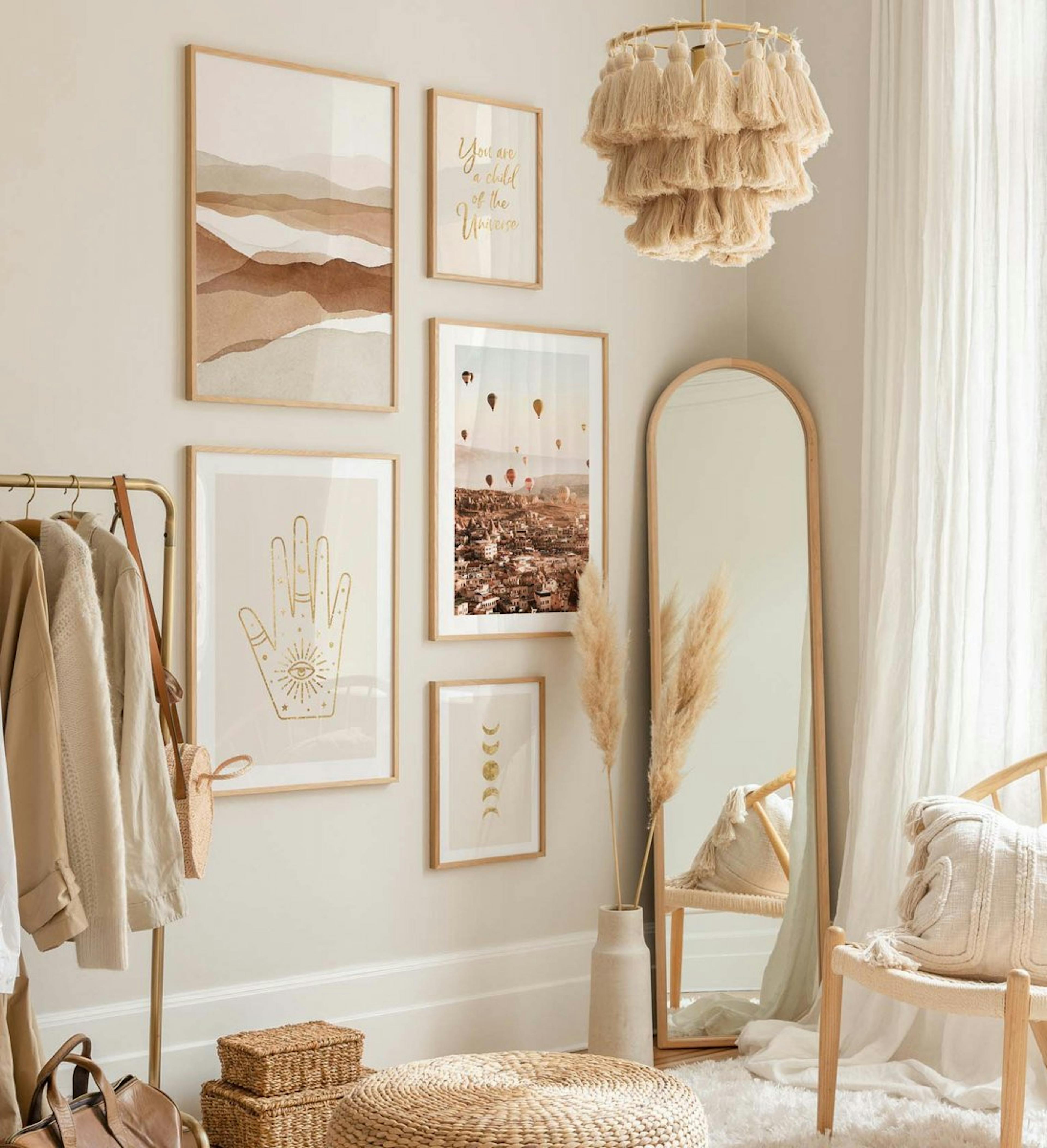Down to earth colours embrace calmness and mindfulness and are perfect colours for the bedroom