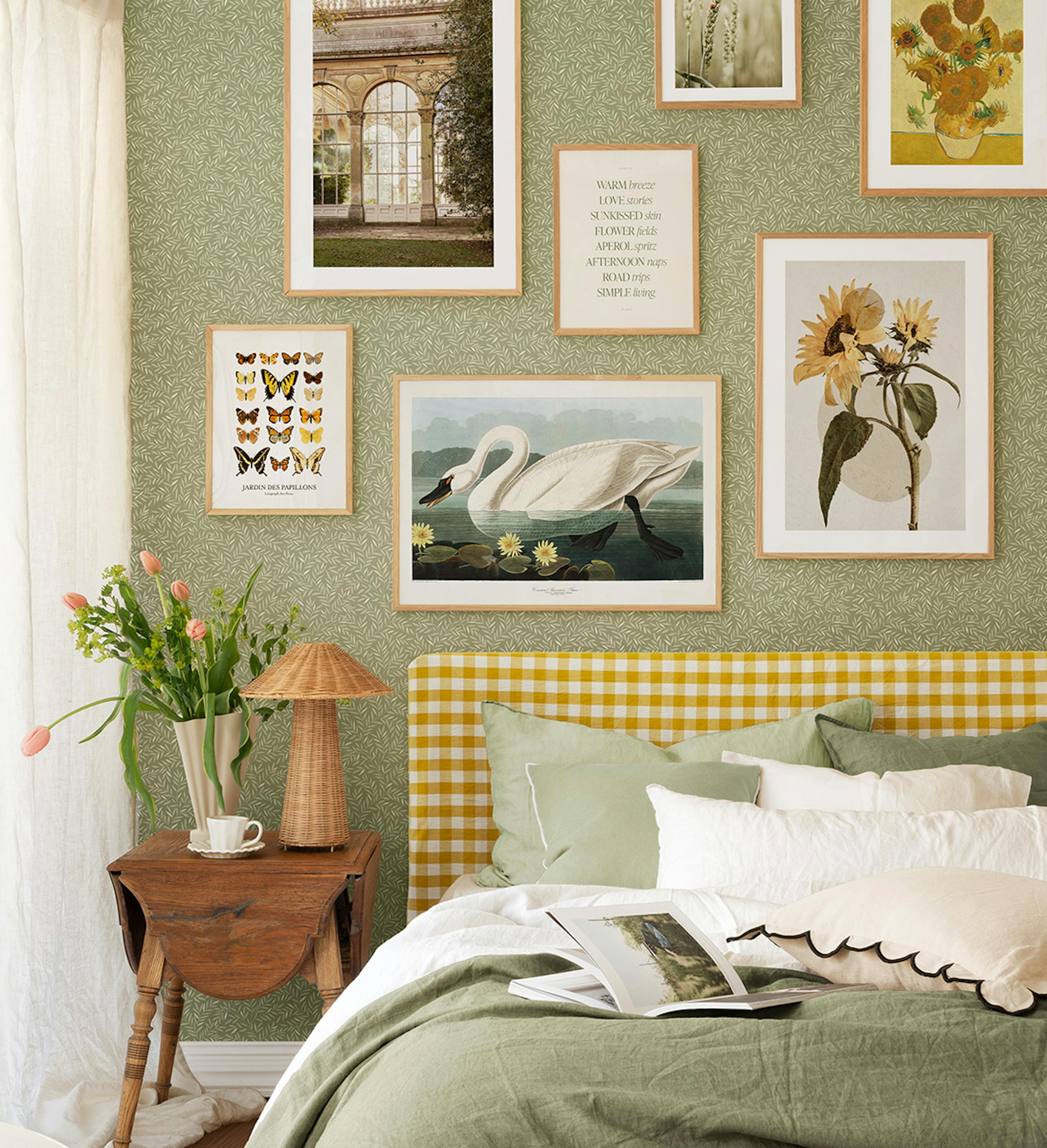 Cottage Living gallery wall