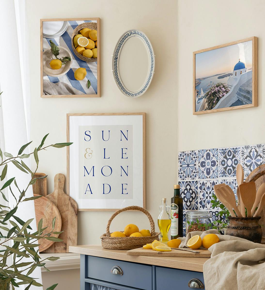 Pittige keuken fotowand (ONE SIZE) - Poster Store
