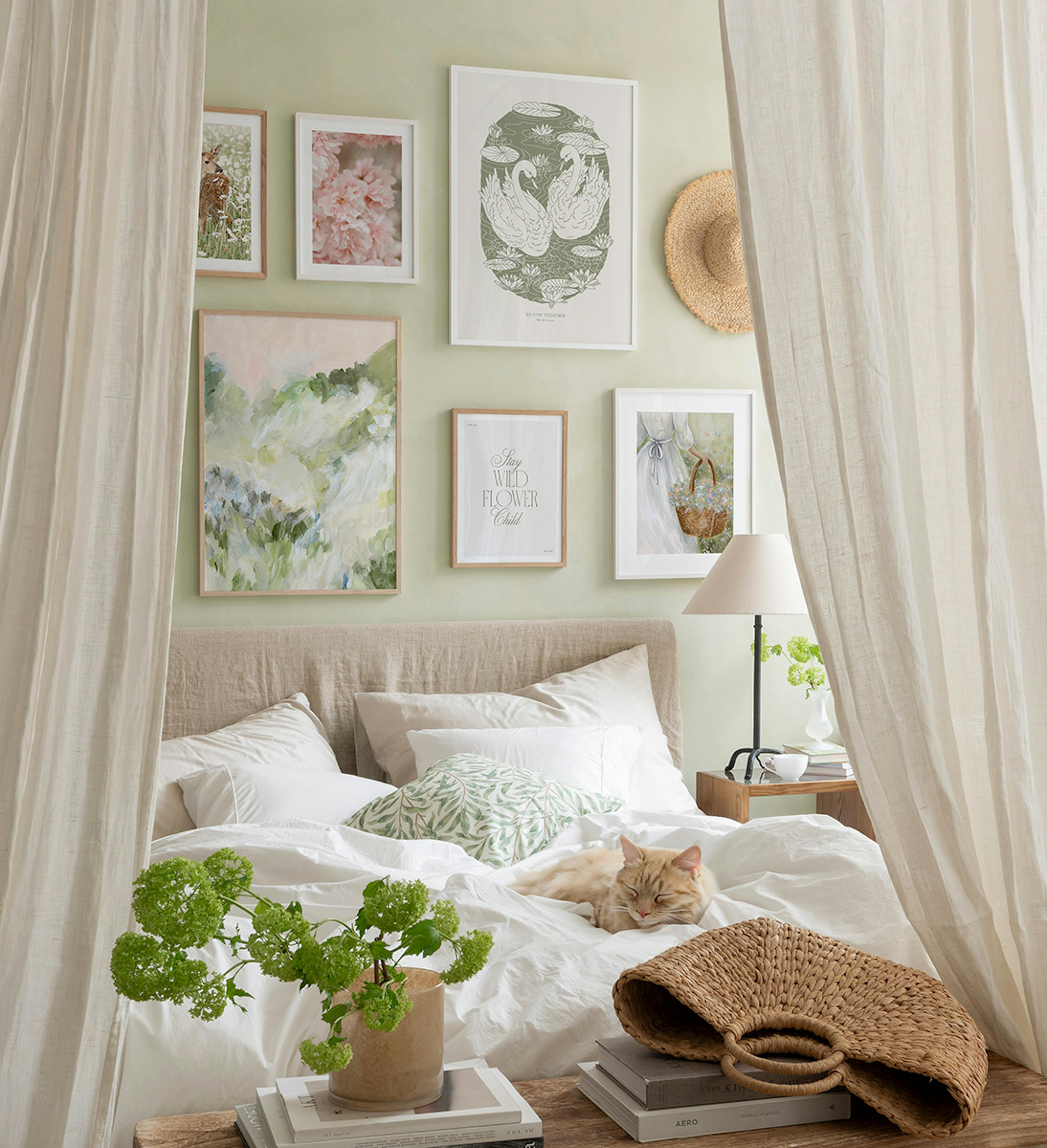 Hues of Renewal gallery wall