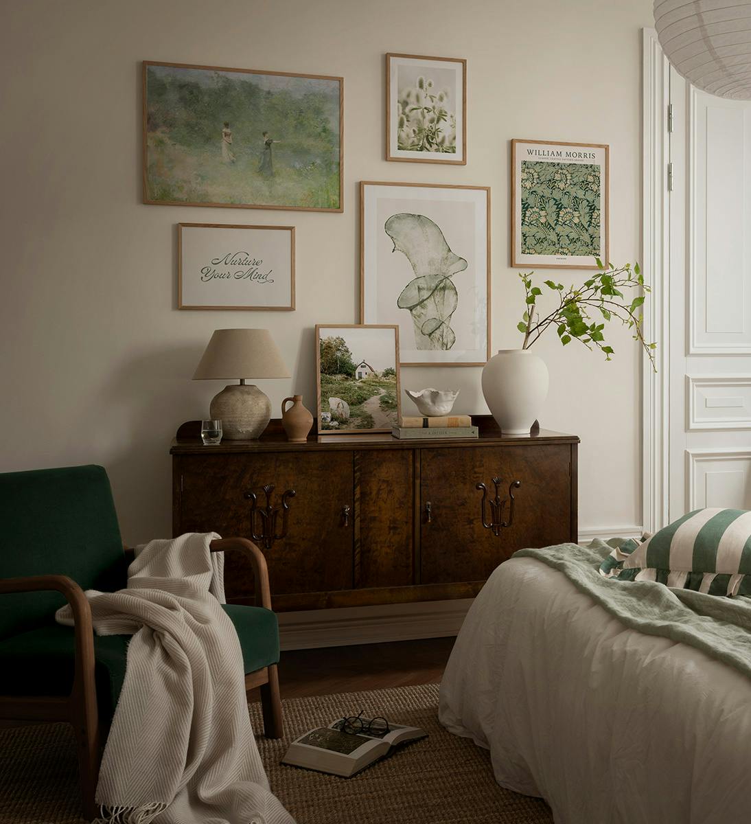 Fresh greens Gallery Wall (ONE SIZE) - Poster Store