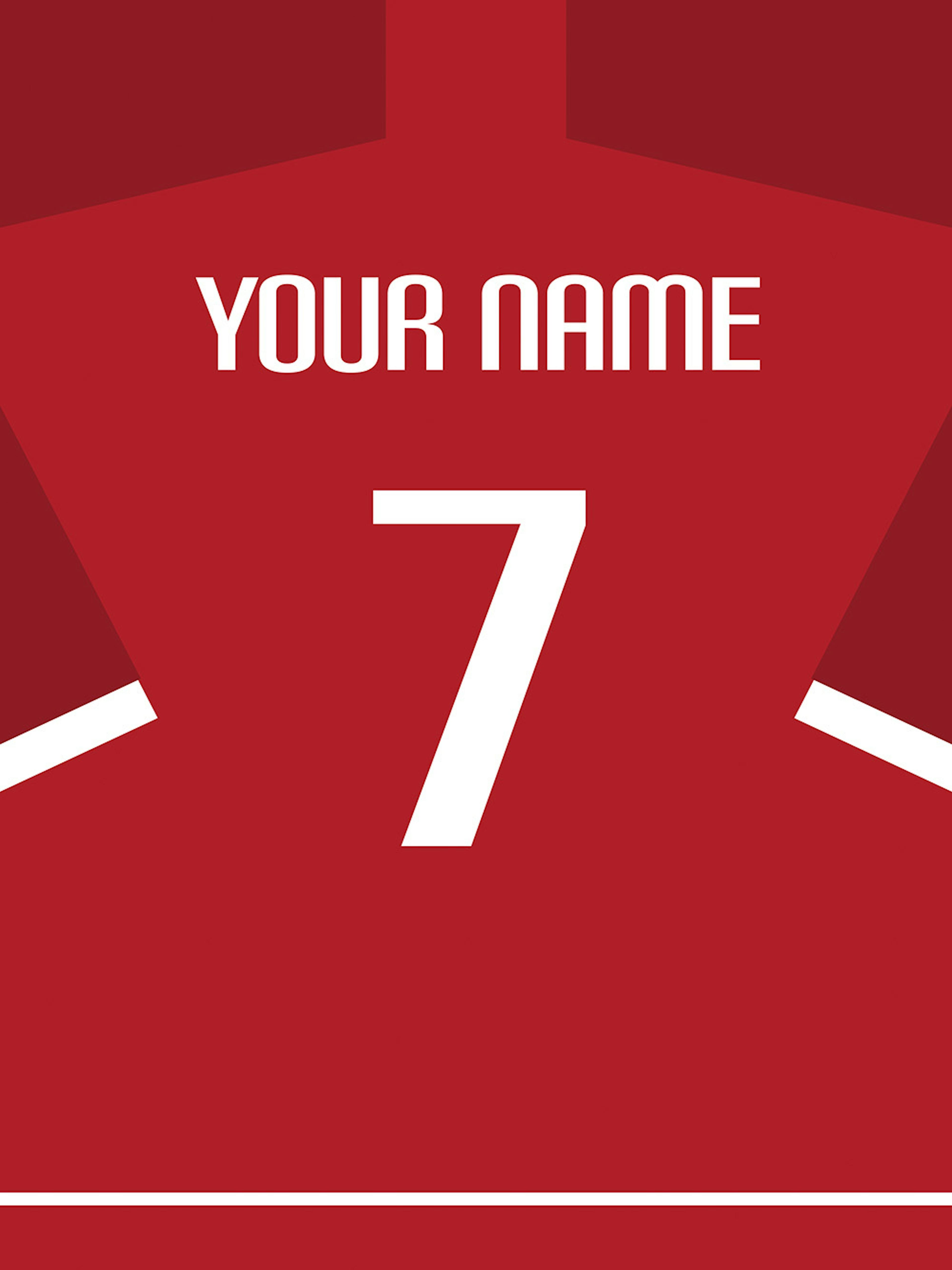 Football Shirt No1 Personal Poster thumbnail