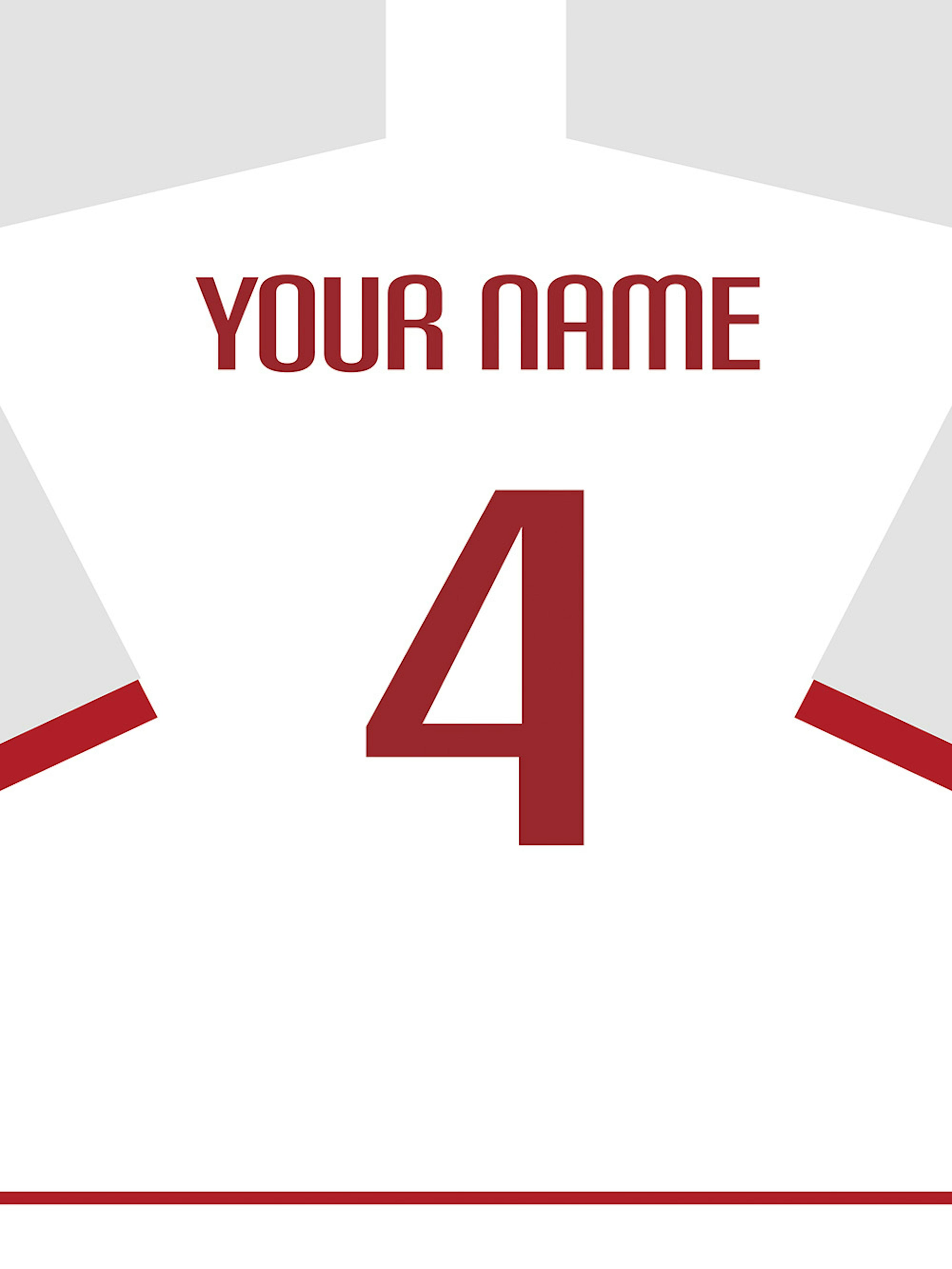 Fußballtrikot No9 Poster thumbnail
