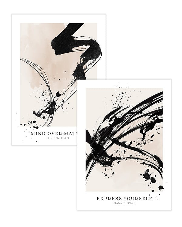 Abstract Art Poster pack (30x40 cm) - Poster Store