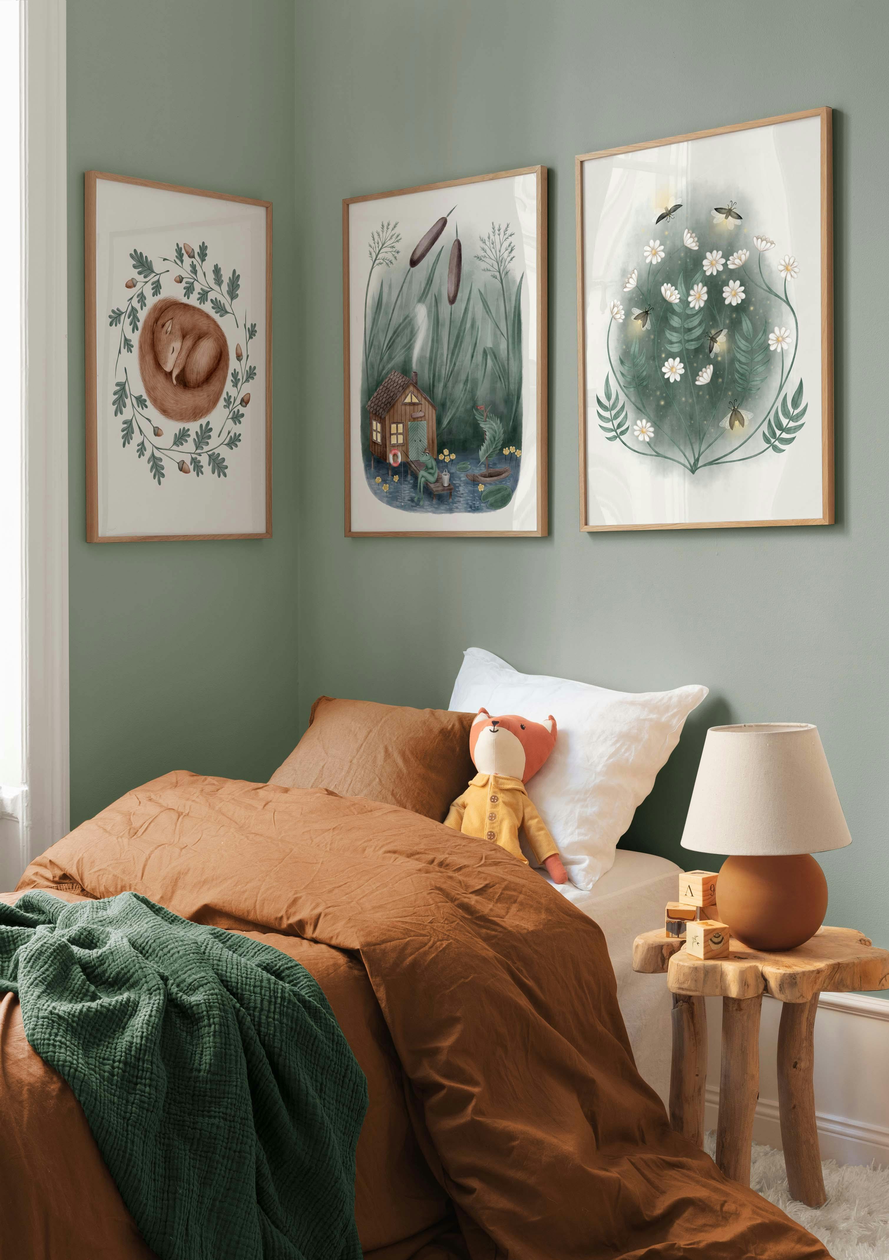 Barn Natur Plakat pakker (50x70 cm) - Poster Store