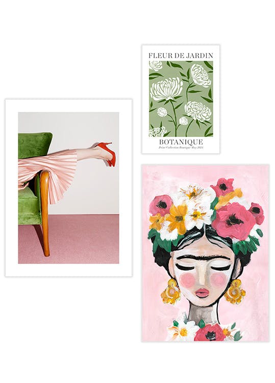 Frida Poster pack (ONE SIZE) - Poster Store