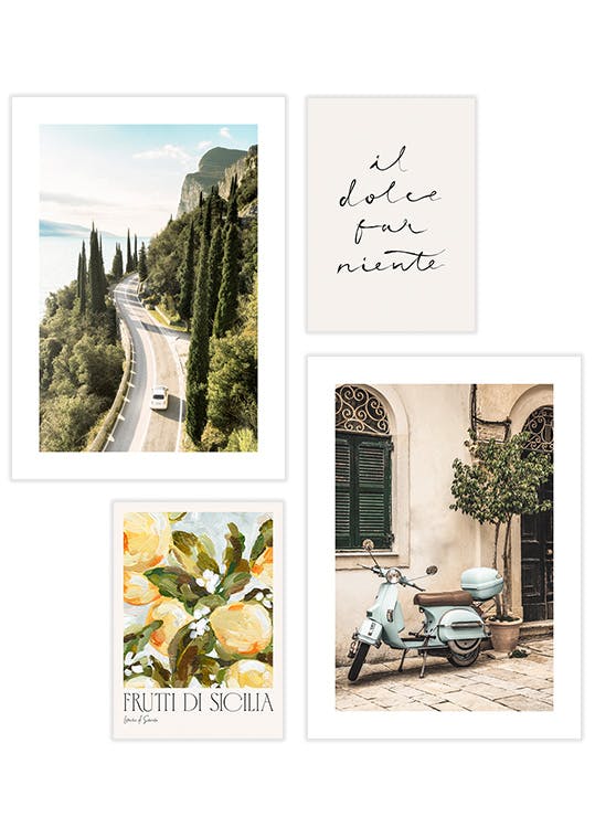 Italy Poster pack (ONE SIZE) - Poster Store