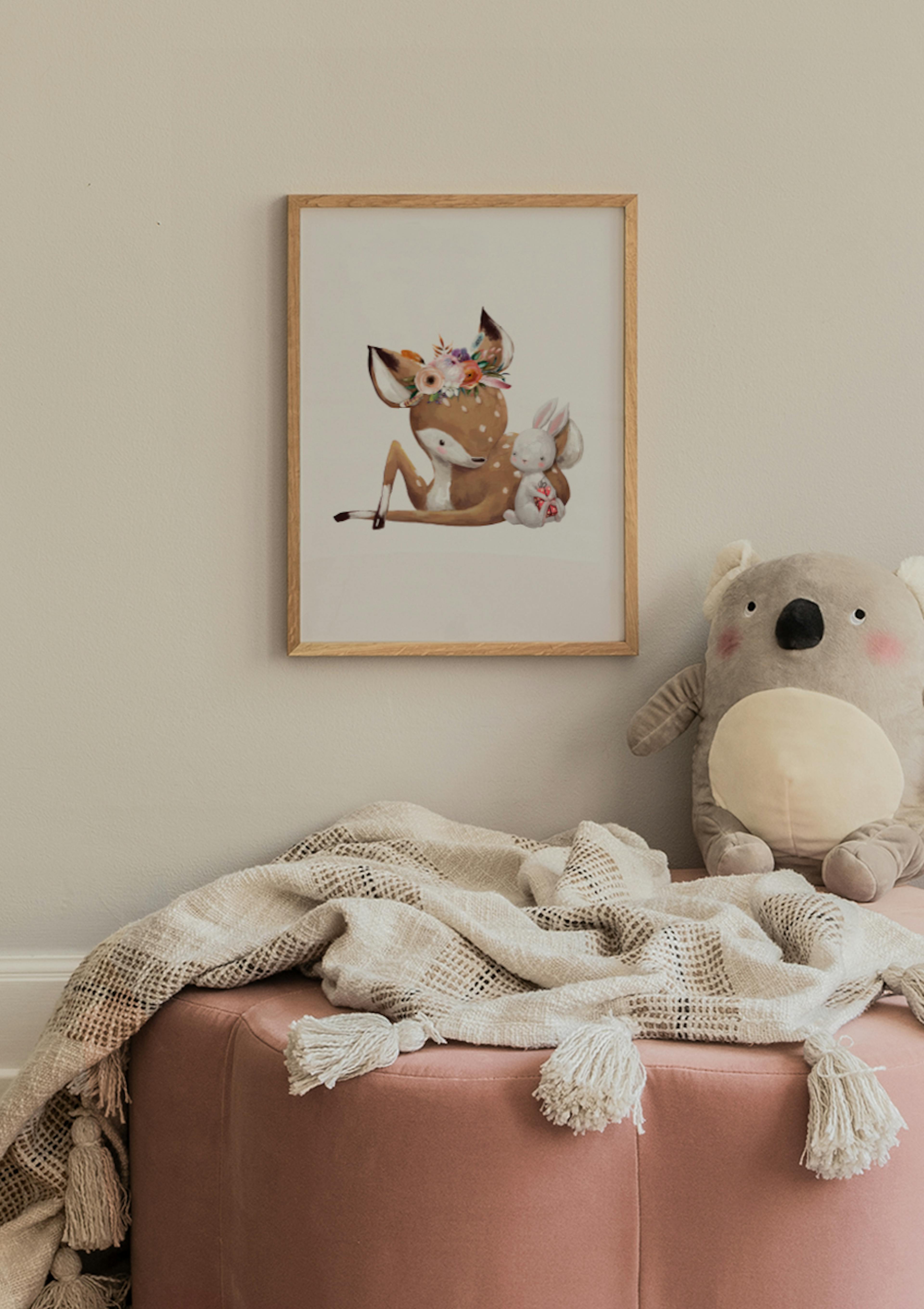 Reh und Hase Poster thumbnail