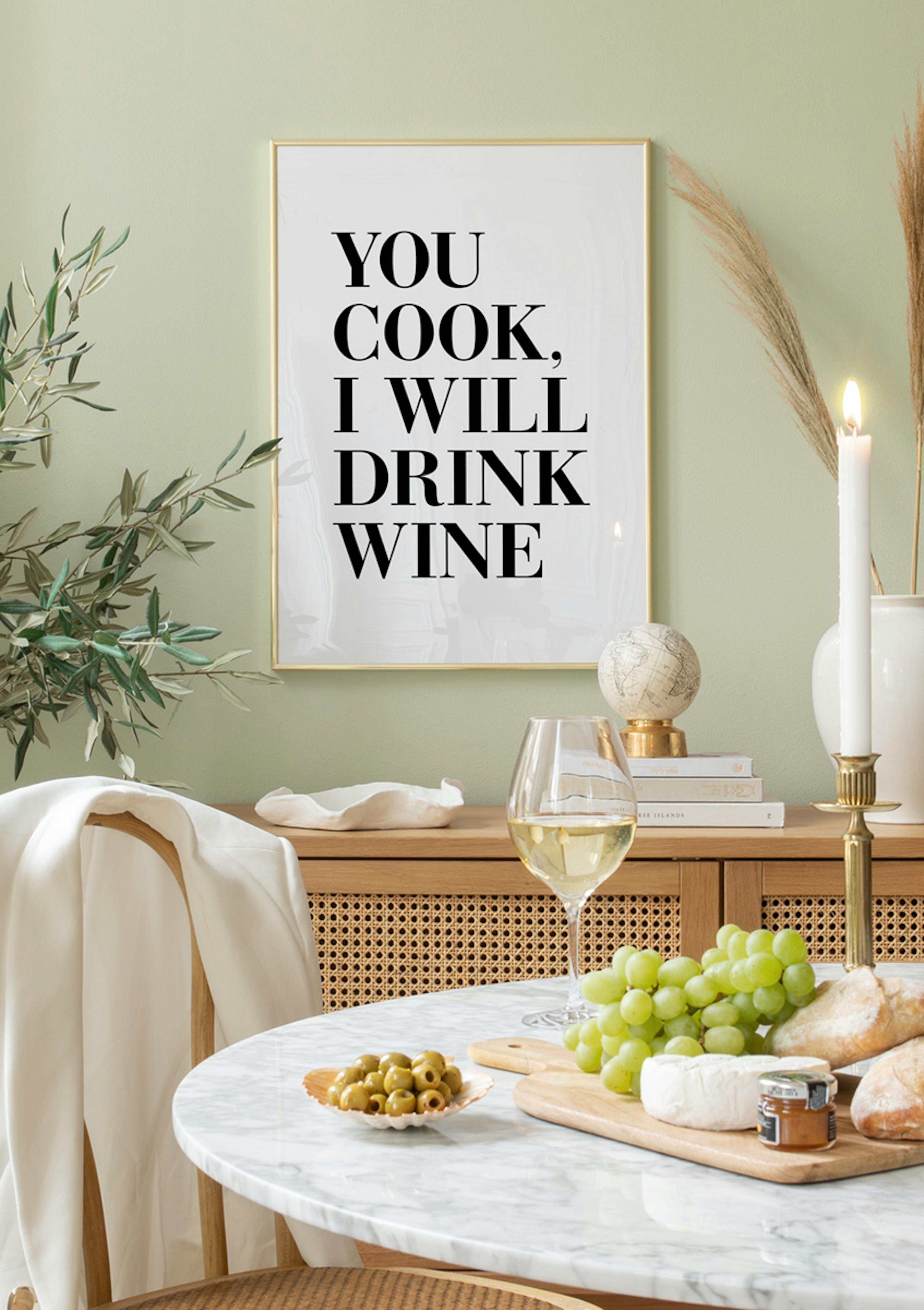 You Cook I Will Drink Wine 포스터 thumbnail