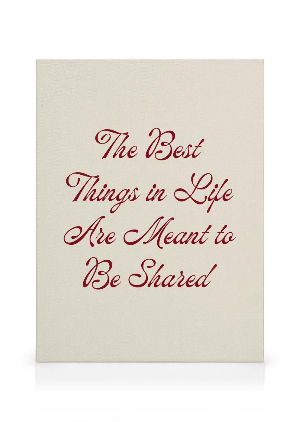 De Mooiste Dingen in het Leven Canvas (30x40 cm) - Poster Store