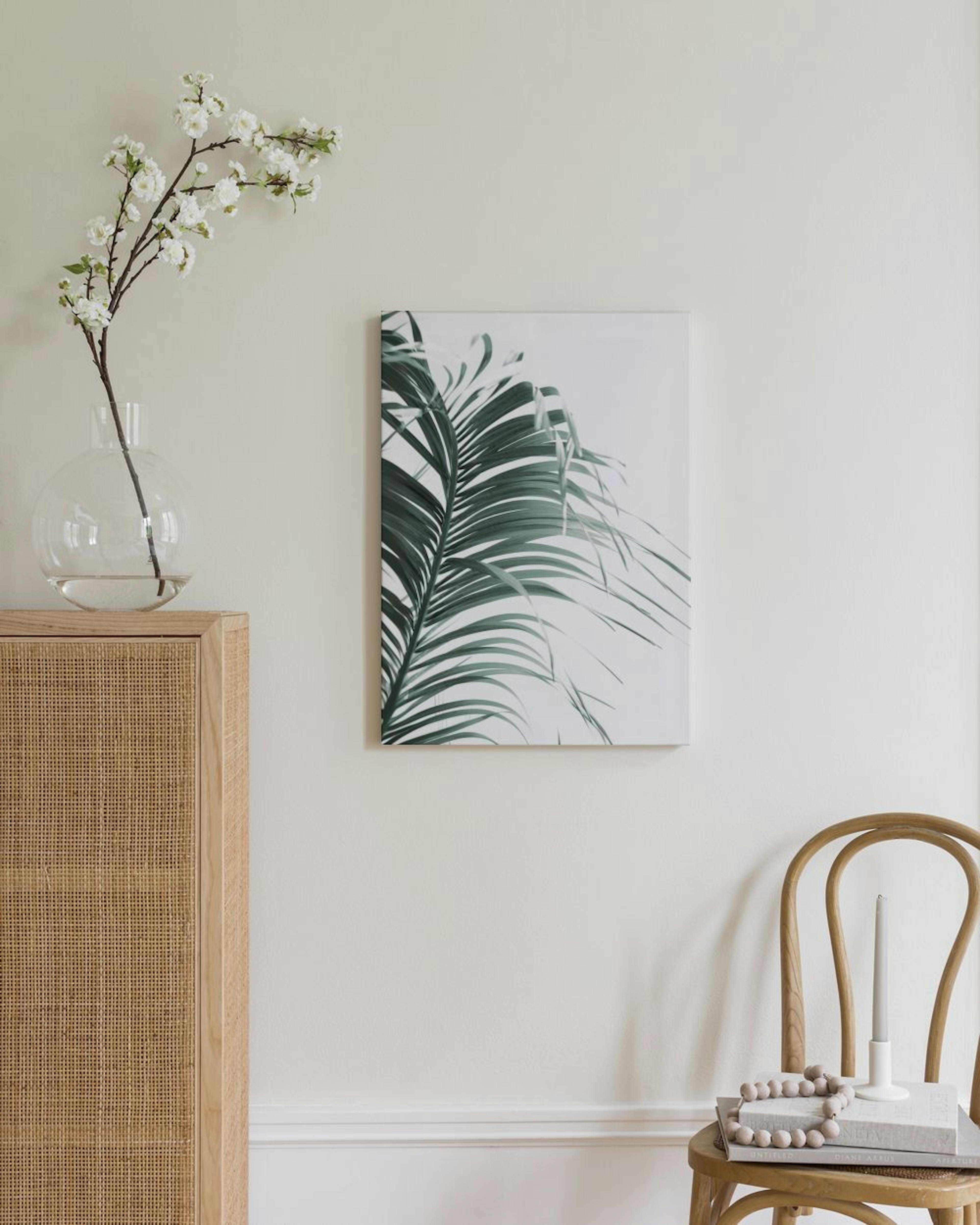Green Palm Leaf Canvas thumbnail