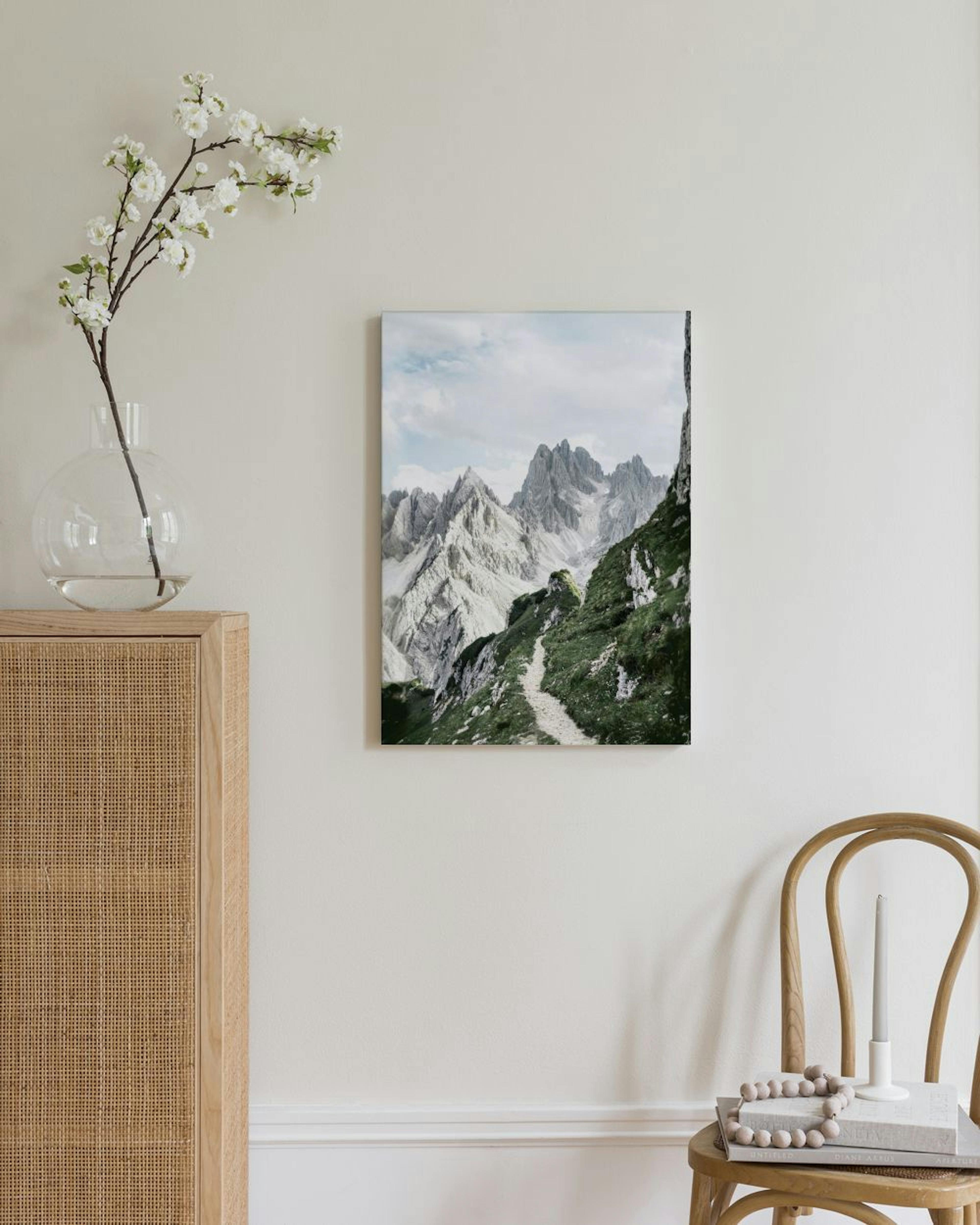 Randonnée dans les Dolomites Toile thumbnail
