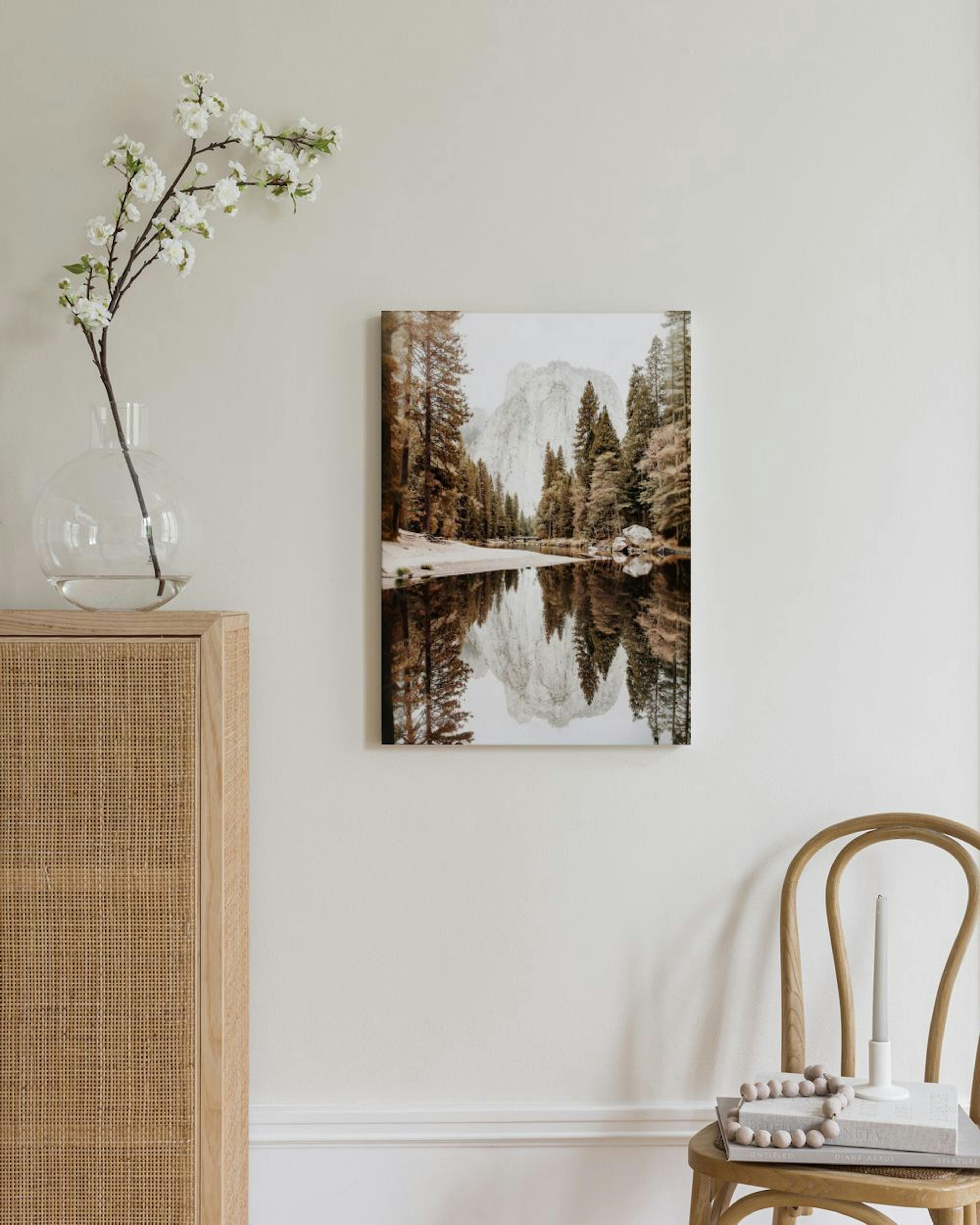 Yosemite Valley River Canvas thumbnail