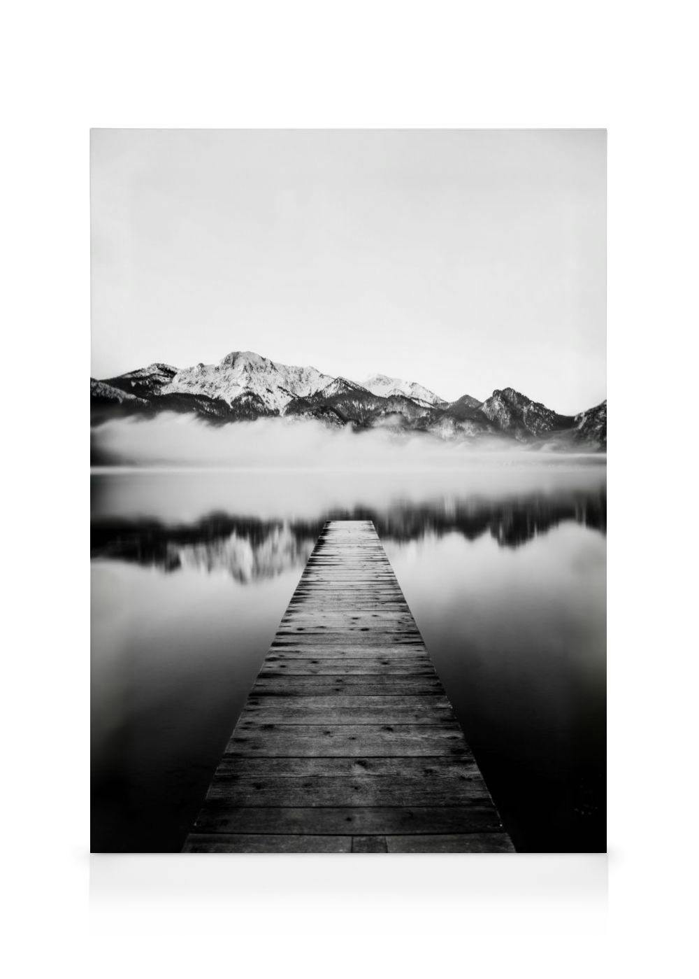 Steiger aan het Meer Canvas (50x70 cm) - Poster Store