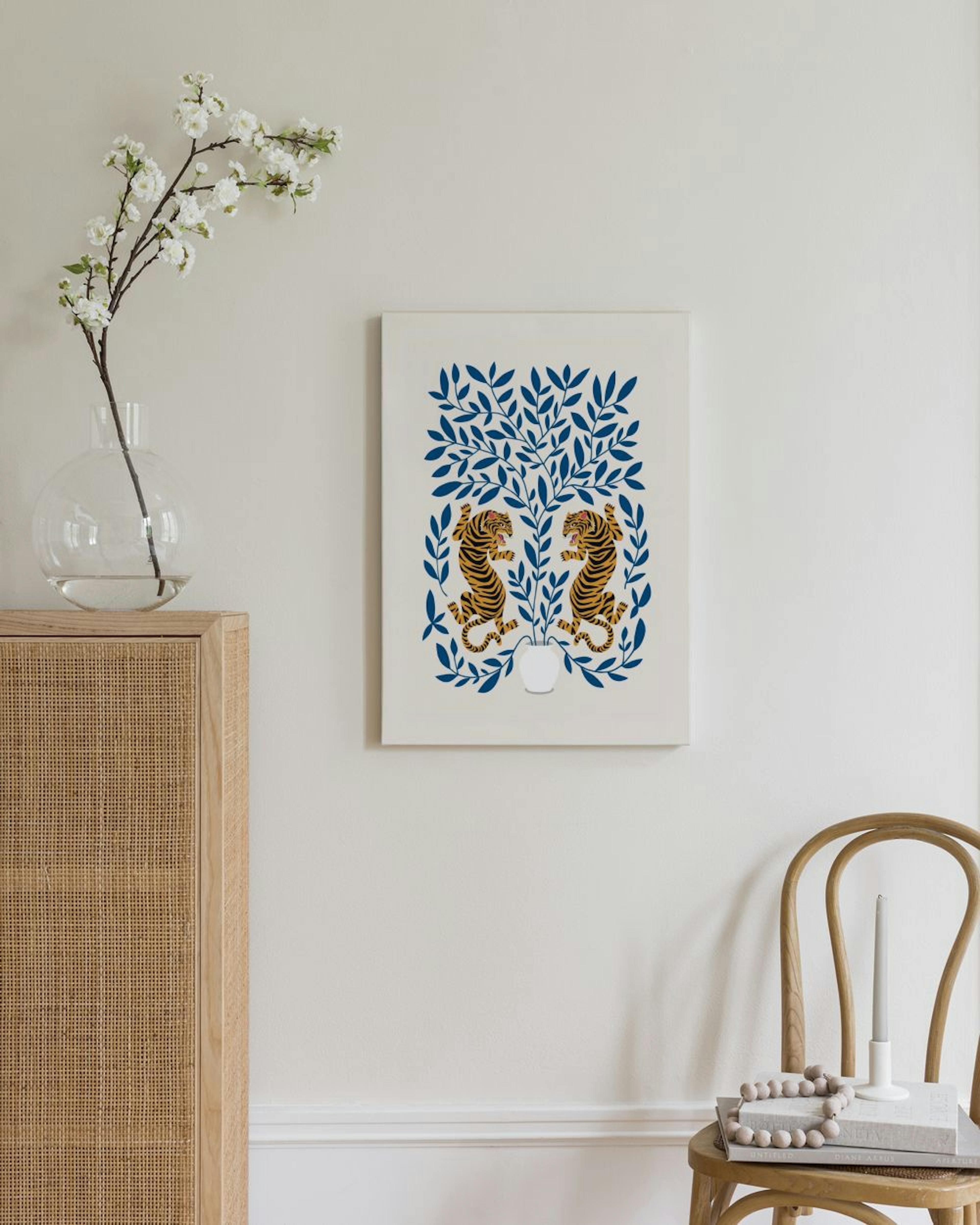 Tiger Illustration No1 Toile thumbnail
