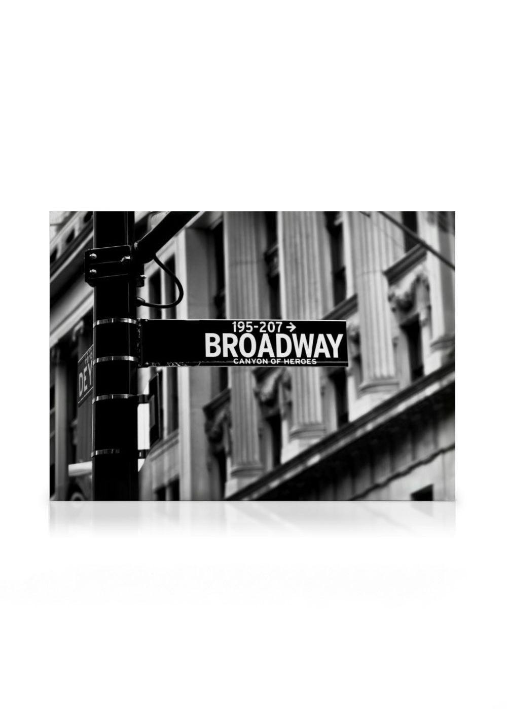 Broadway Sign Canvas Print (30x40 cm) - Poster Store