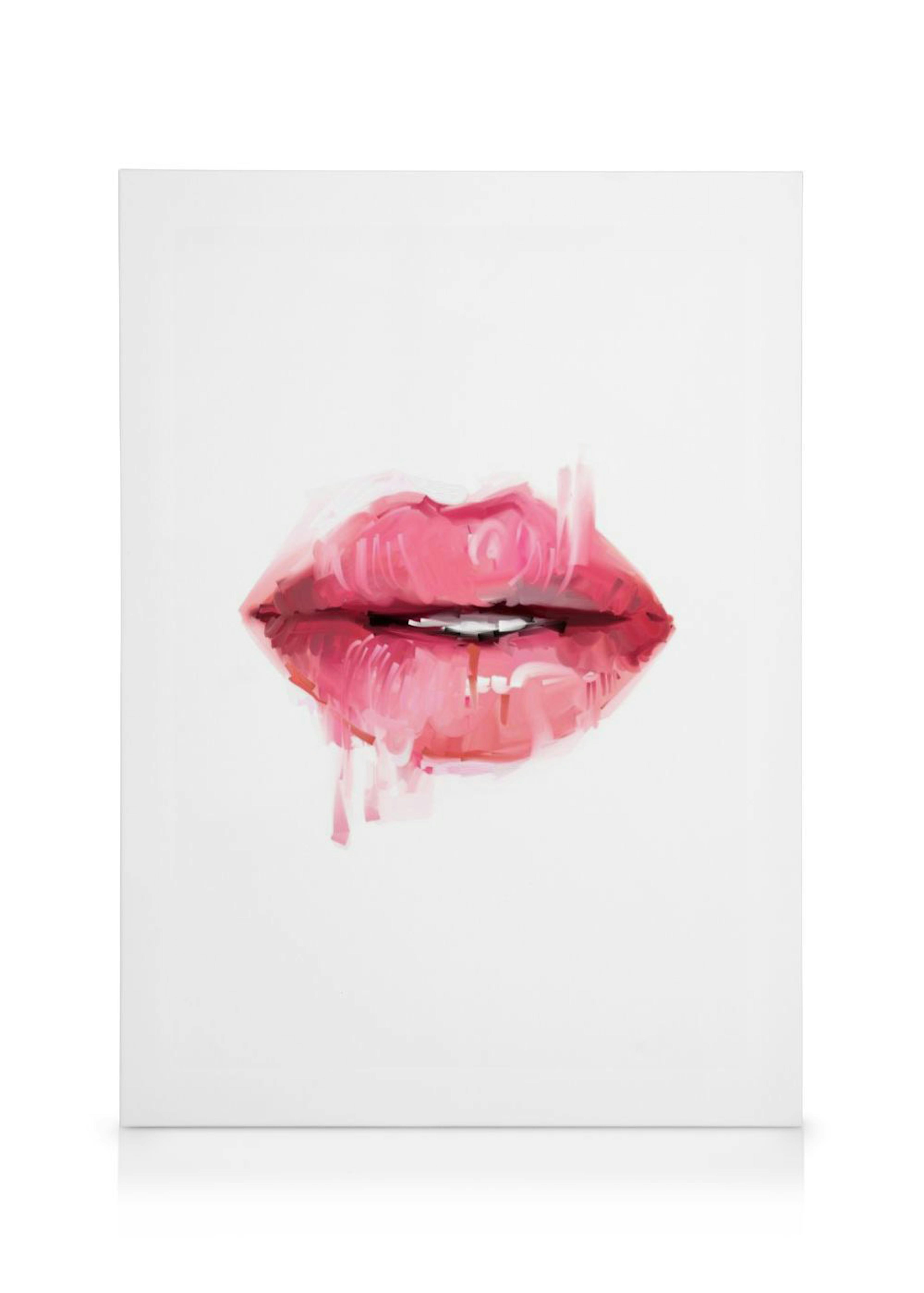 Pink Lips Canvas Print 0