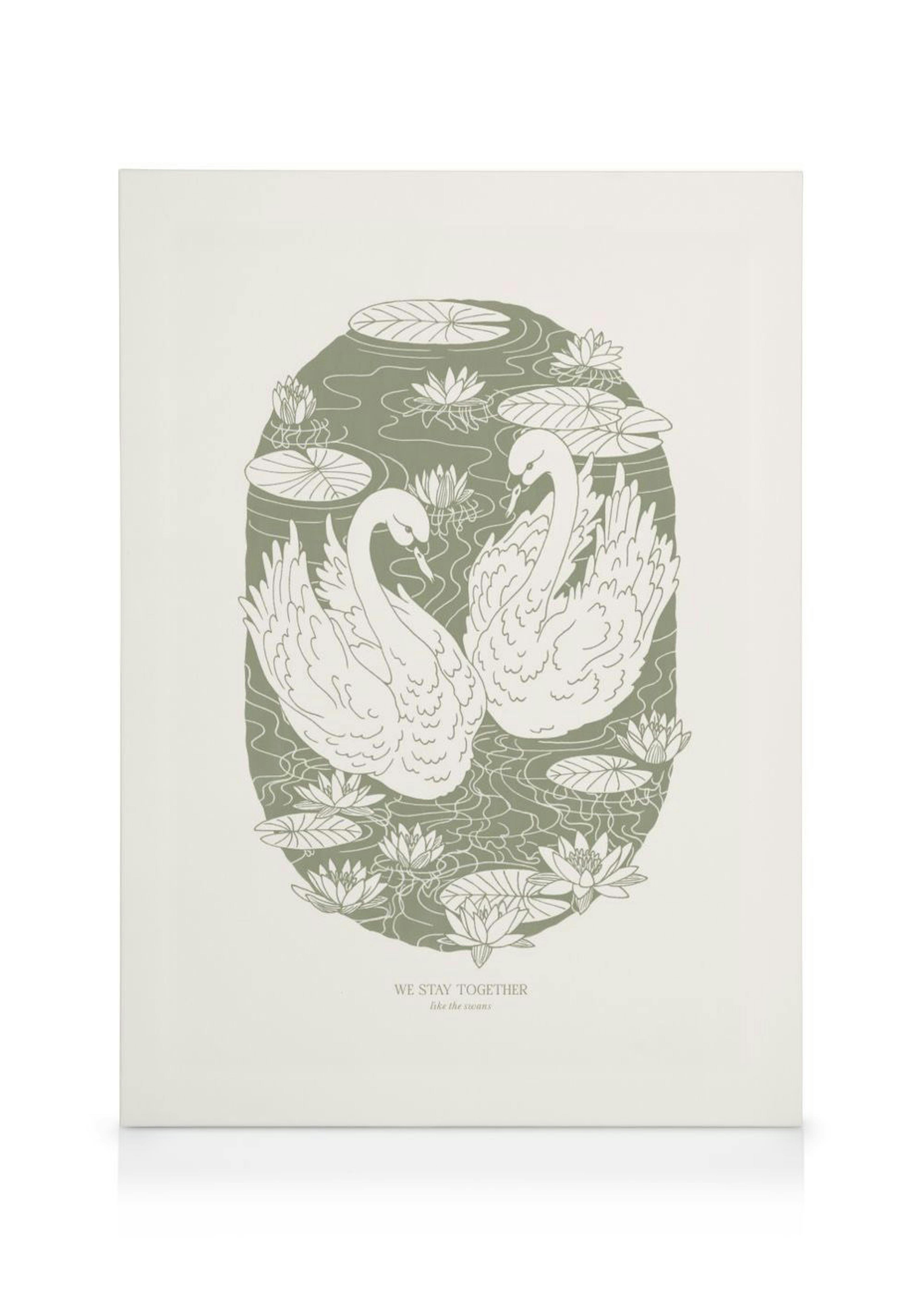 Like The Swans Stampa su Tela 0