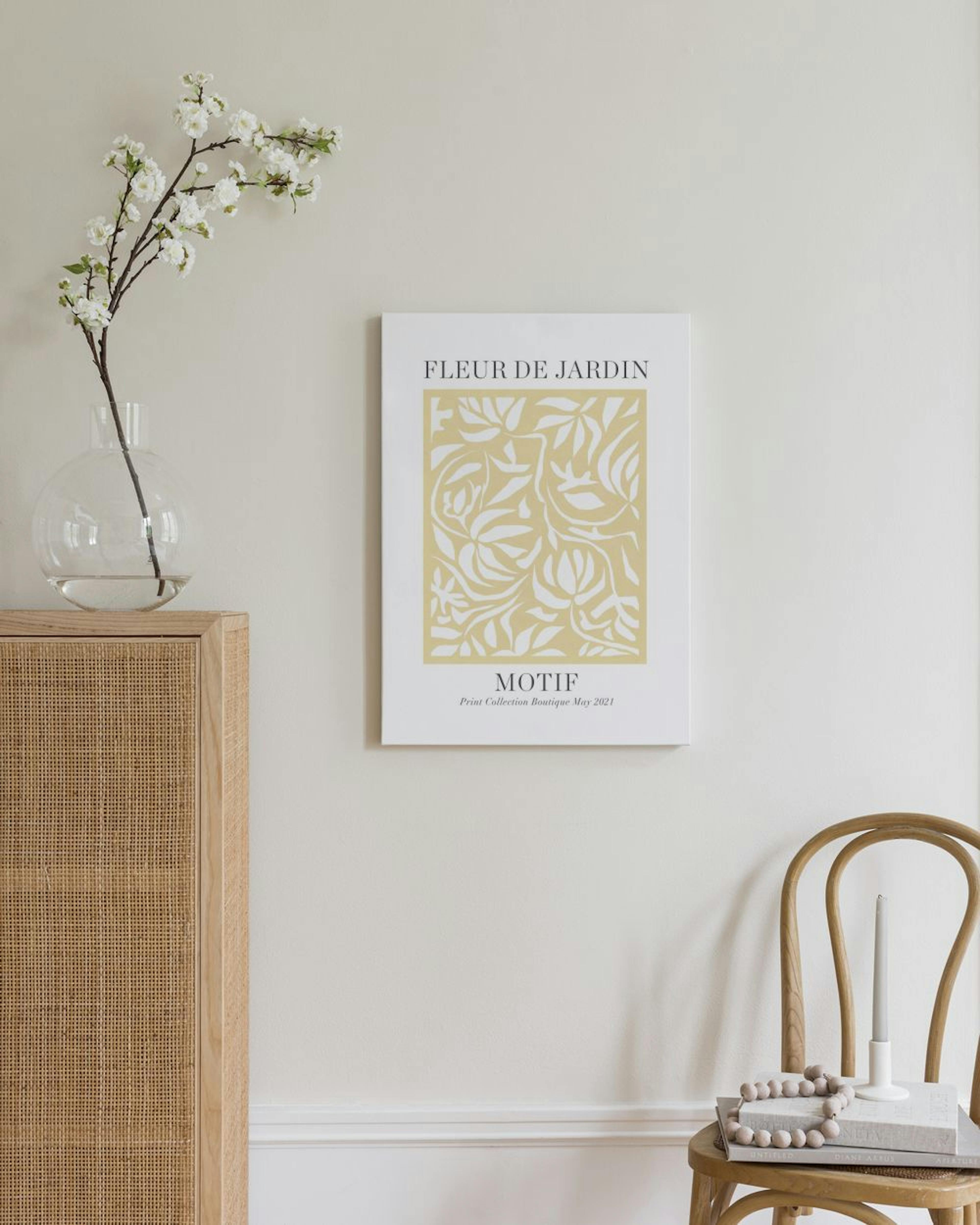Fleur de Jardin Motif Canvas print thumbnail