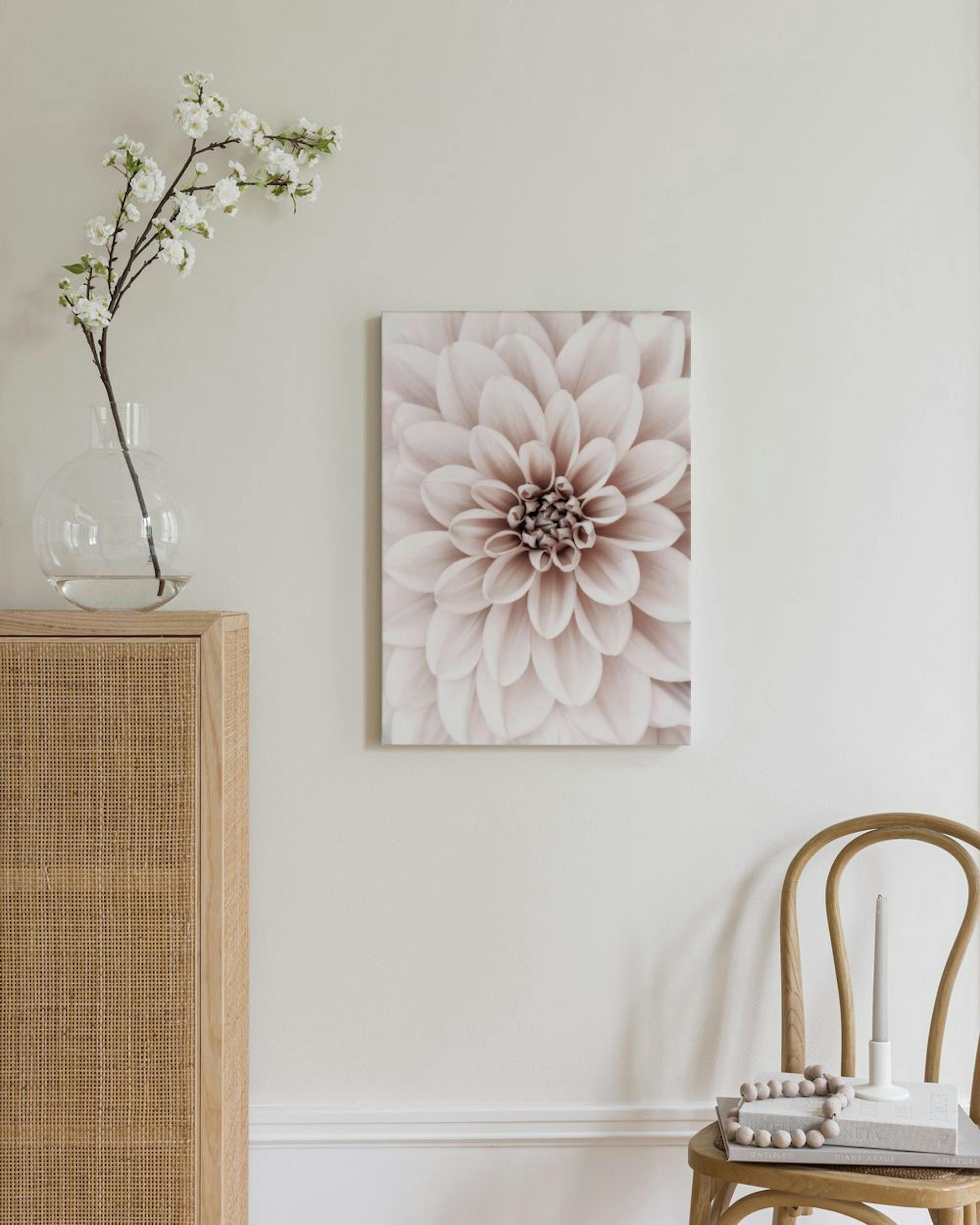 Pink Dahlia Canvas print thumbnail