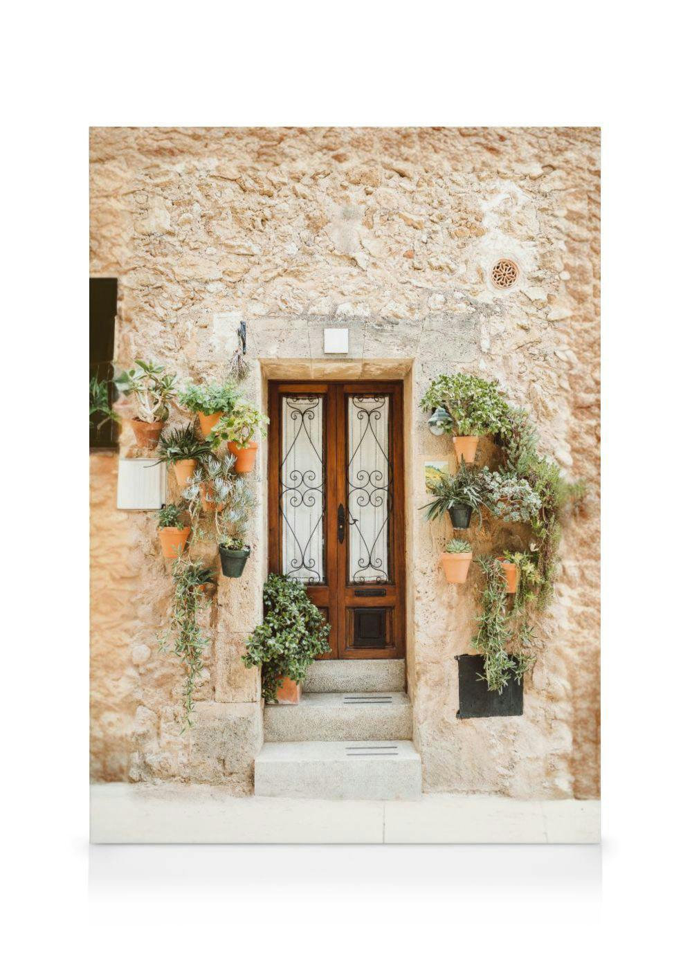 Ingresso Invitante Stampa su tela (50x70 cm - Cornice in rovere) - Poster Store